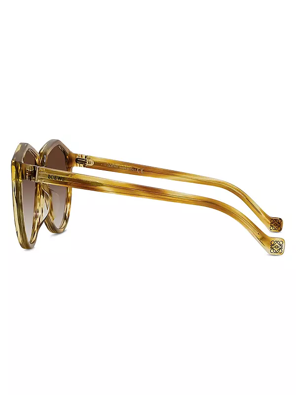 59MM Angular Round Sunglasses