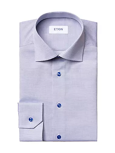Eton Green Double-Monogram Shirt