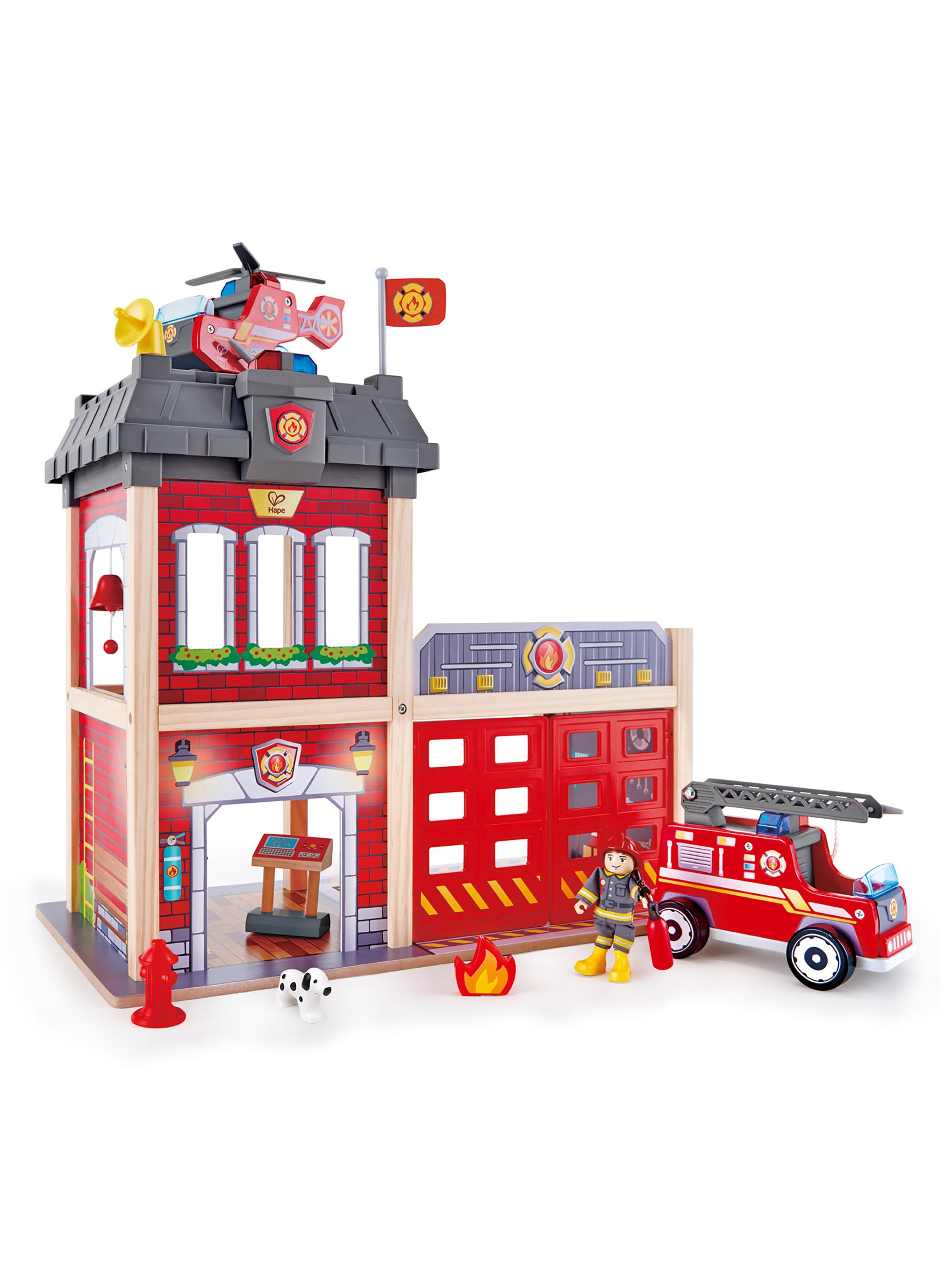 Hape Toys 13-Piece City Fire Station