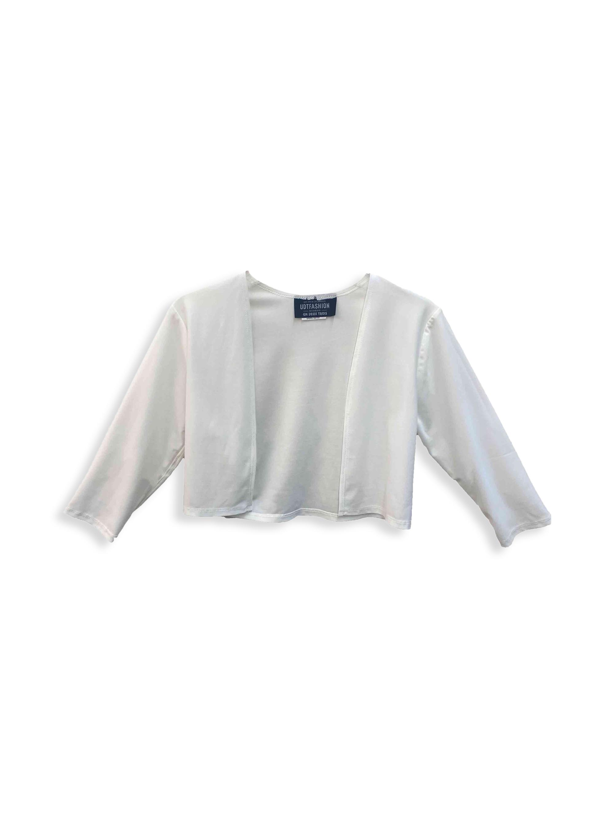 Un Deux Trois Girl's Cropped Bolero Jacket -