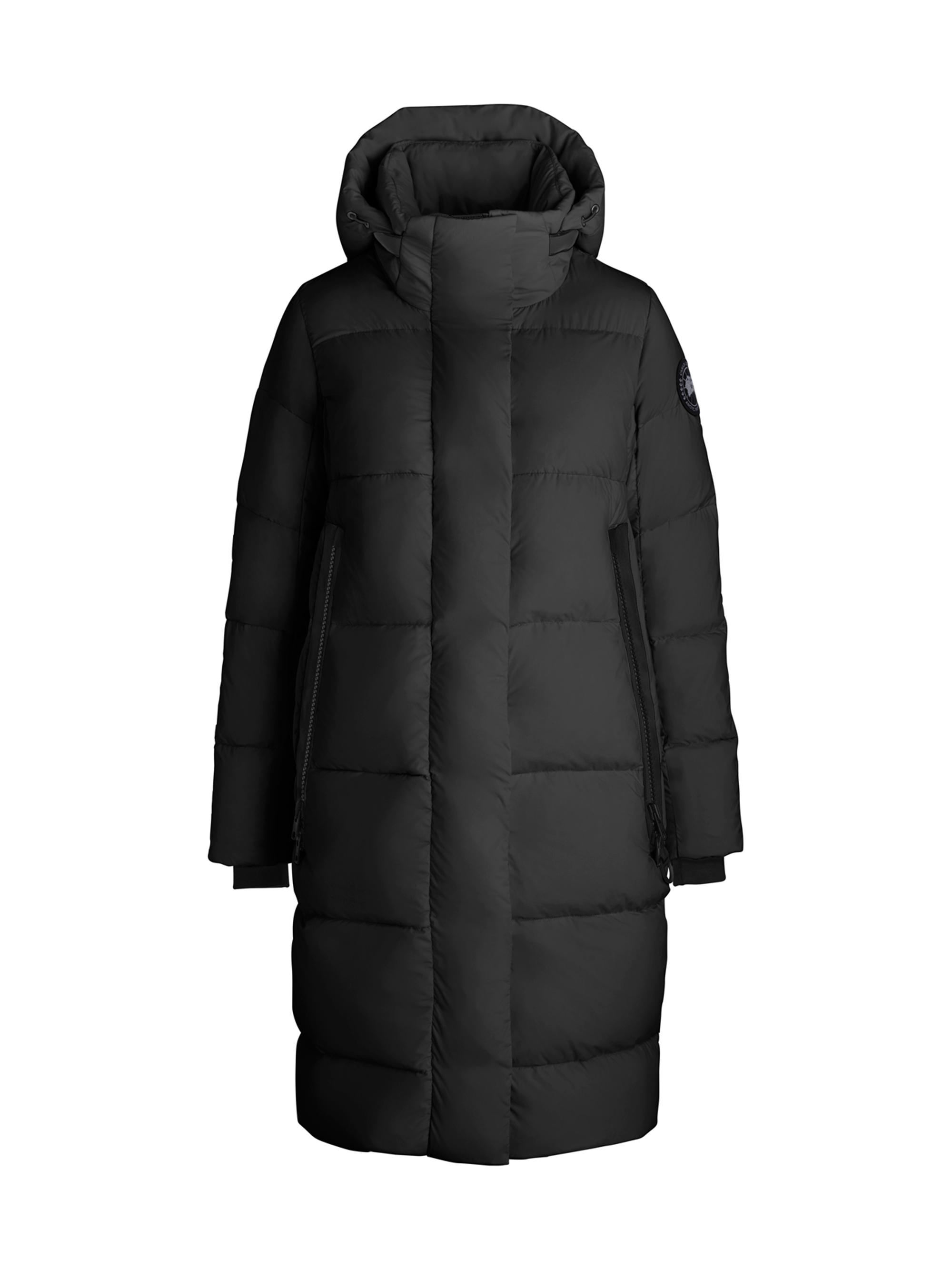 ジャケット・アウター Nylon High Density Cloth Long Coat Canada Goose Clair Quilted Nylon Long Coat | Saks Fifth Avenue