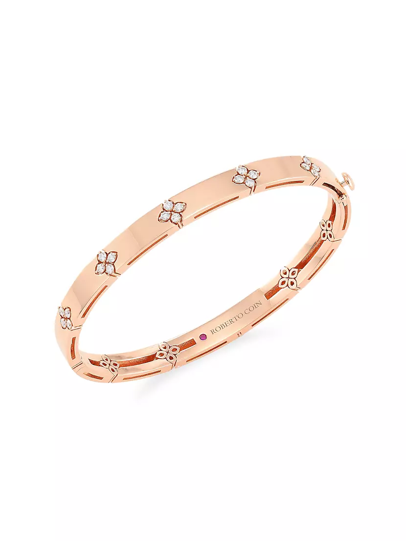 Rose Gold Cartier Rainbow Love Bracelet - Alberta Diamond Exchange