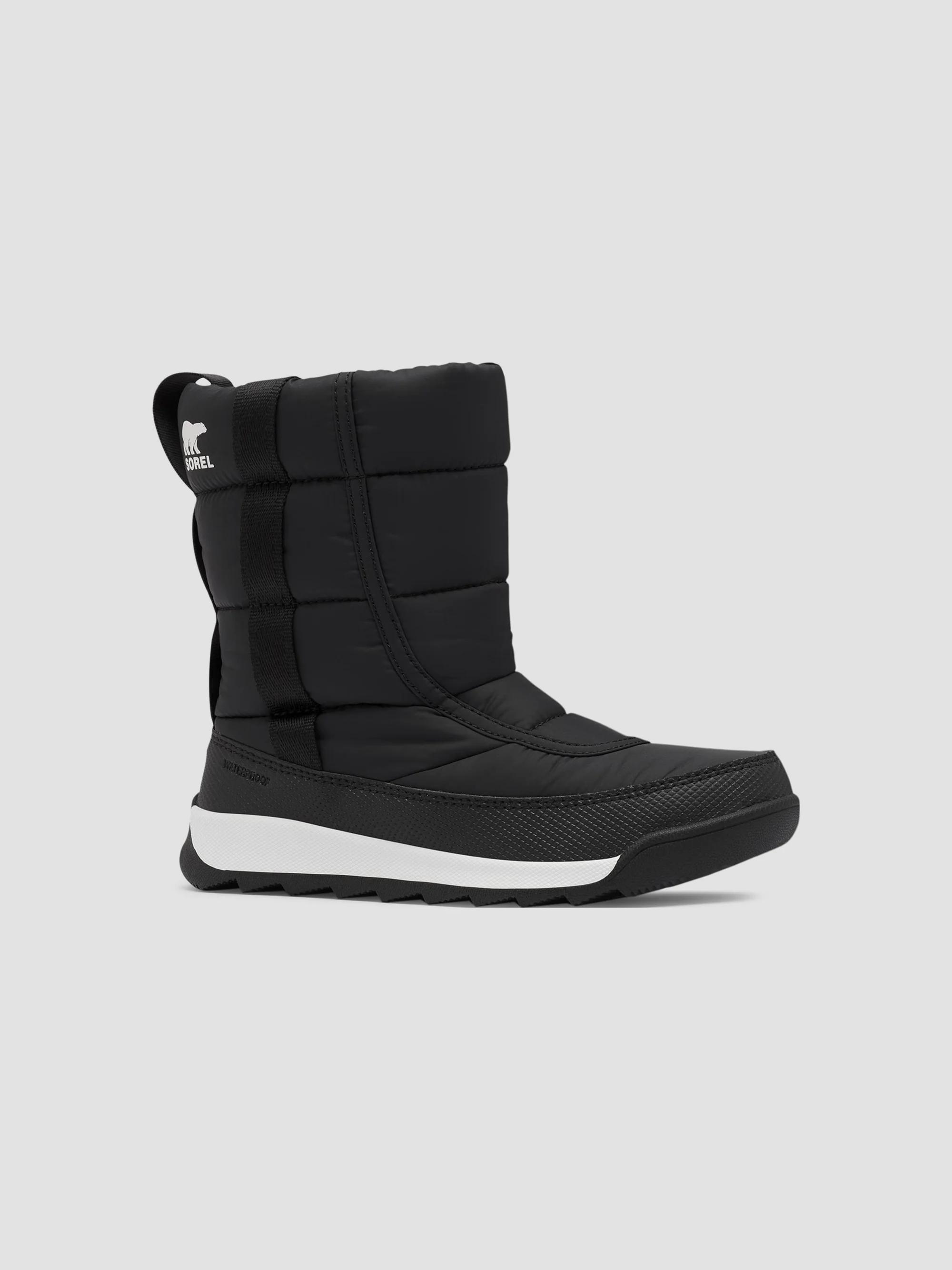 Sorel Girl's Girl's Whitney Puffy Boots - Black - Size 3 (Child)