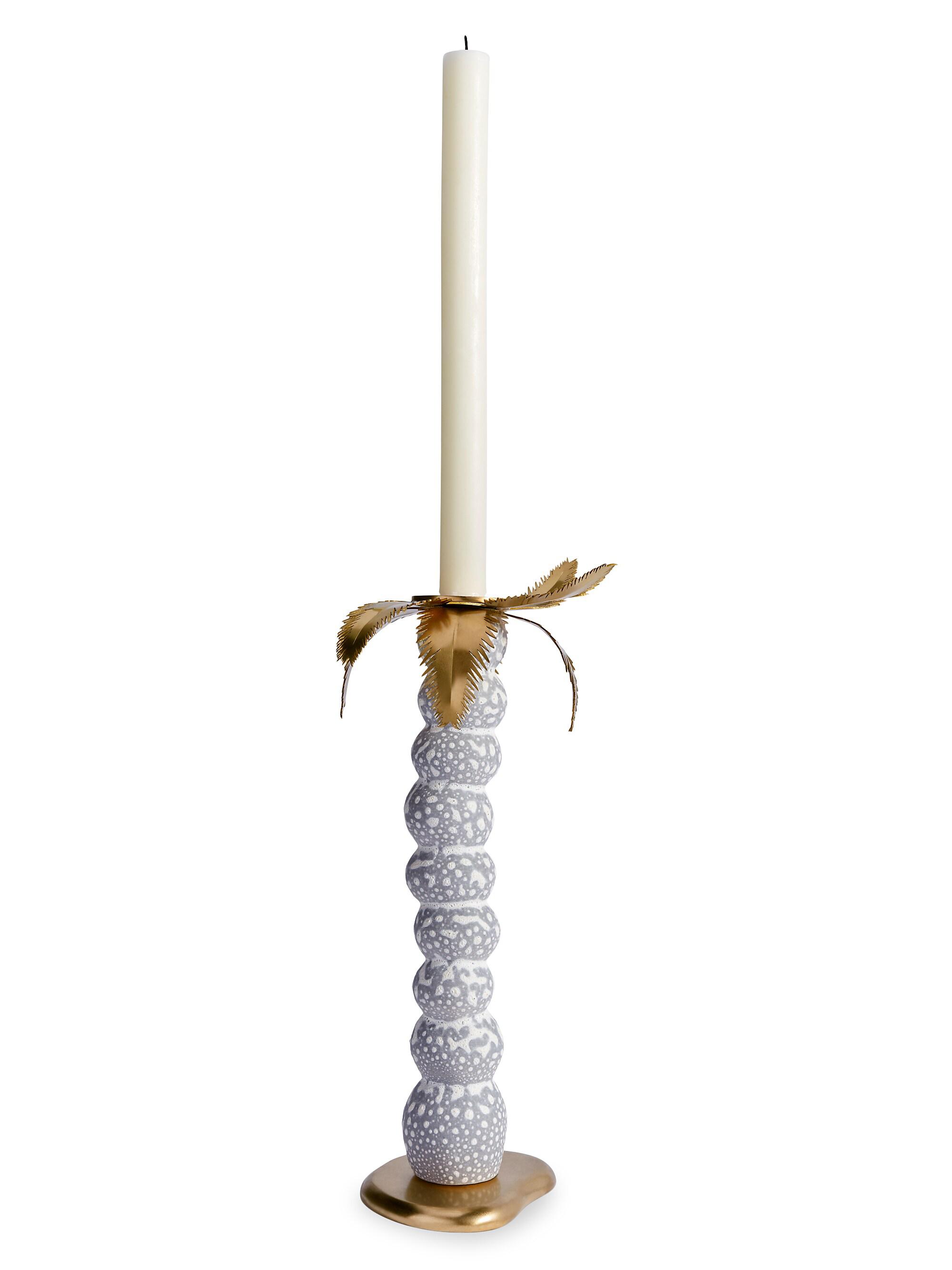 L'Objet Haas Large Mojave Palm Candlestick