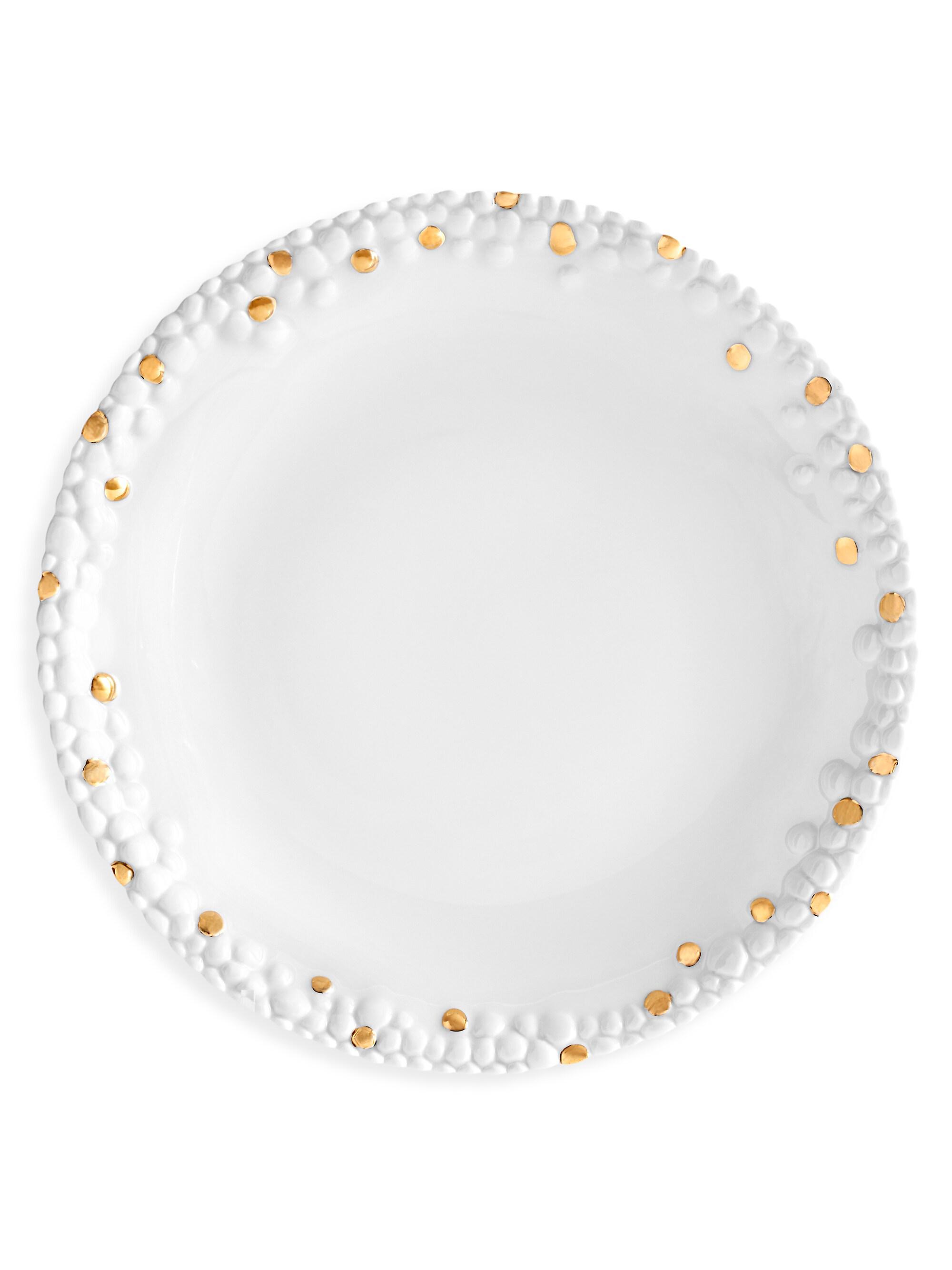 L'Objet Haas Mojave 24K Gold & Porcelain Bread & Butter Plate
