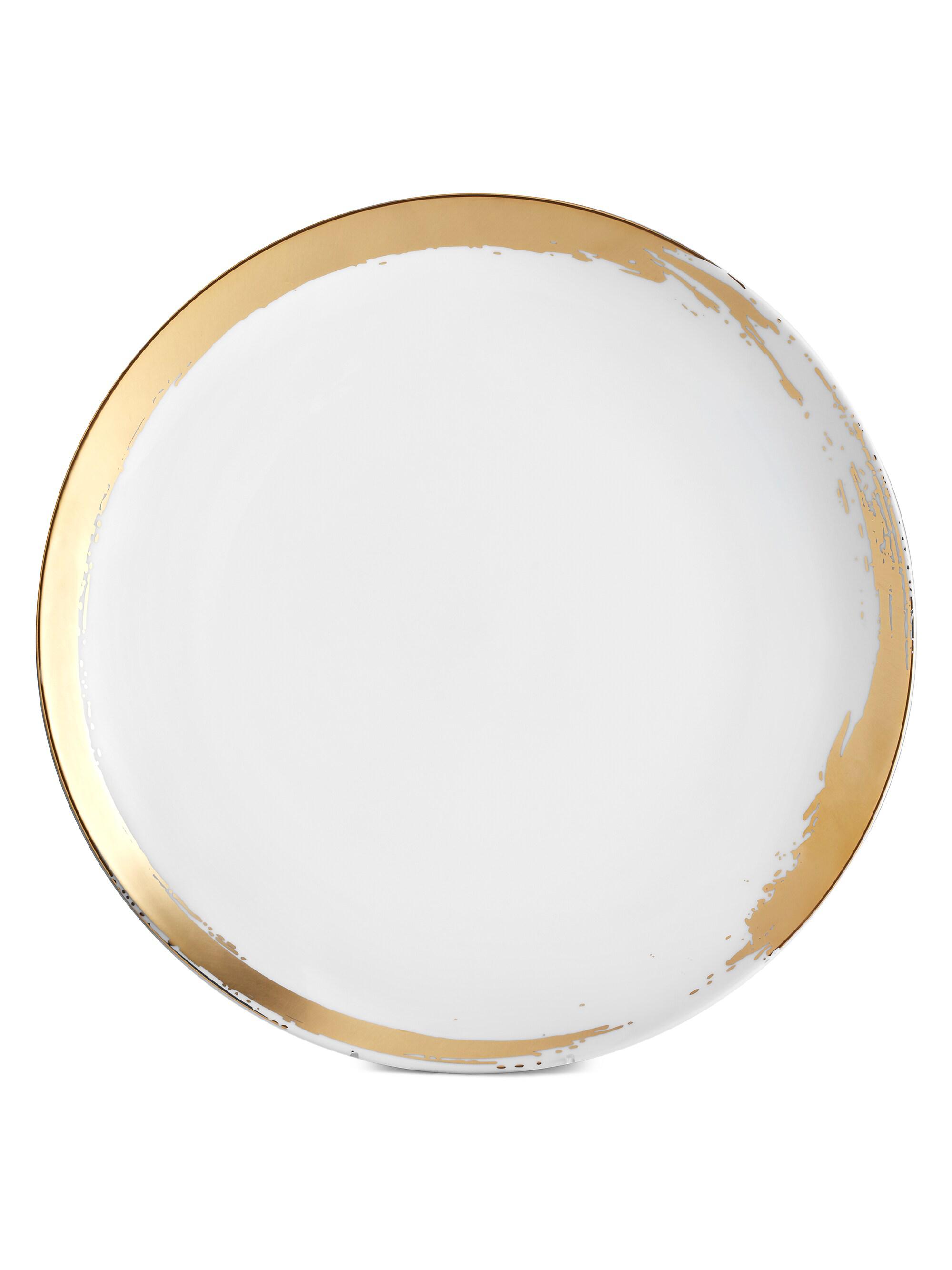 L'Objet Zen 24K Gold & Porcelain Dinner Plate