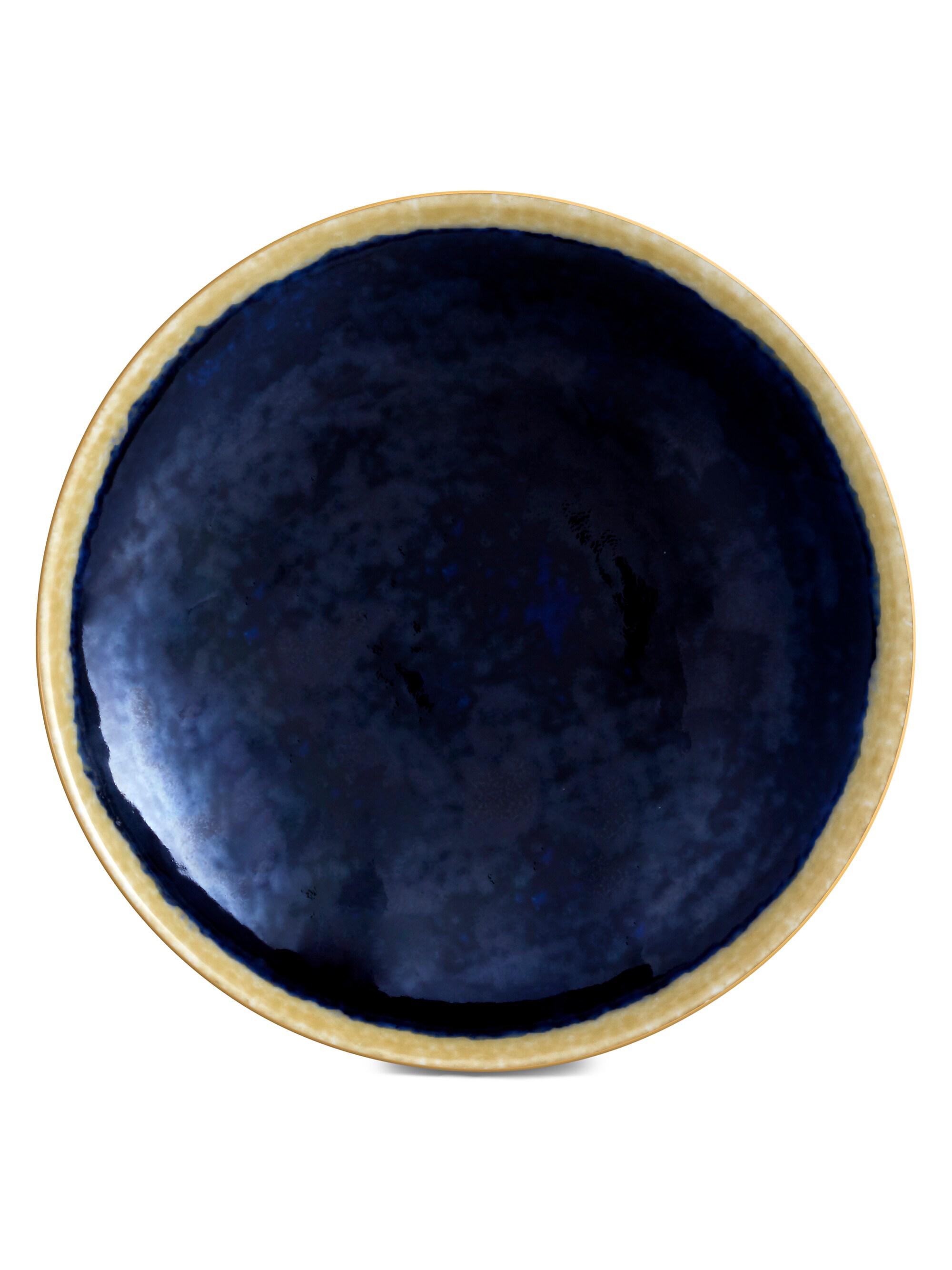 L'Objet Small Zen Forest 24K Gold & Porcelain Round Tray