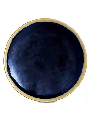 Small Zen Forest 24K Gold & Porcelain Round Tray