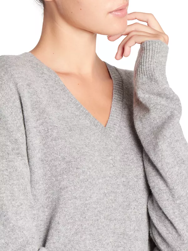 New Serafini V-Neck Cashmere Sweater