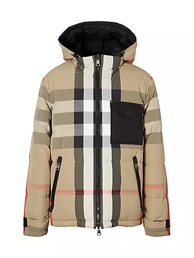 Burberry Men's Wivelsfield Leather Bomber Jacket