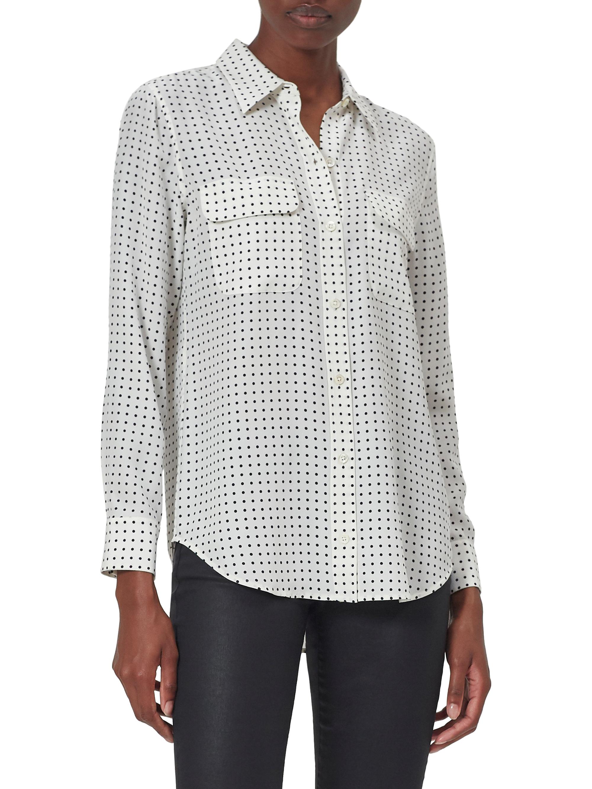 Equipment Silk シャツ Equipment Signature Slim Fit Silk Button-Up Shirt | Nordstrom