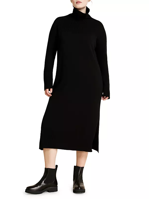 Leather Chain Turtleneck Dress Plus Size Silk Lingerie Viscose