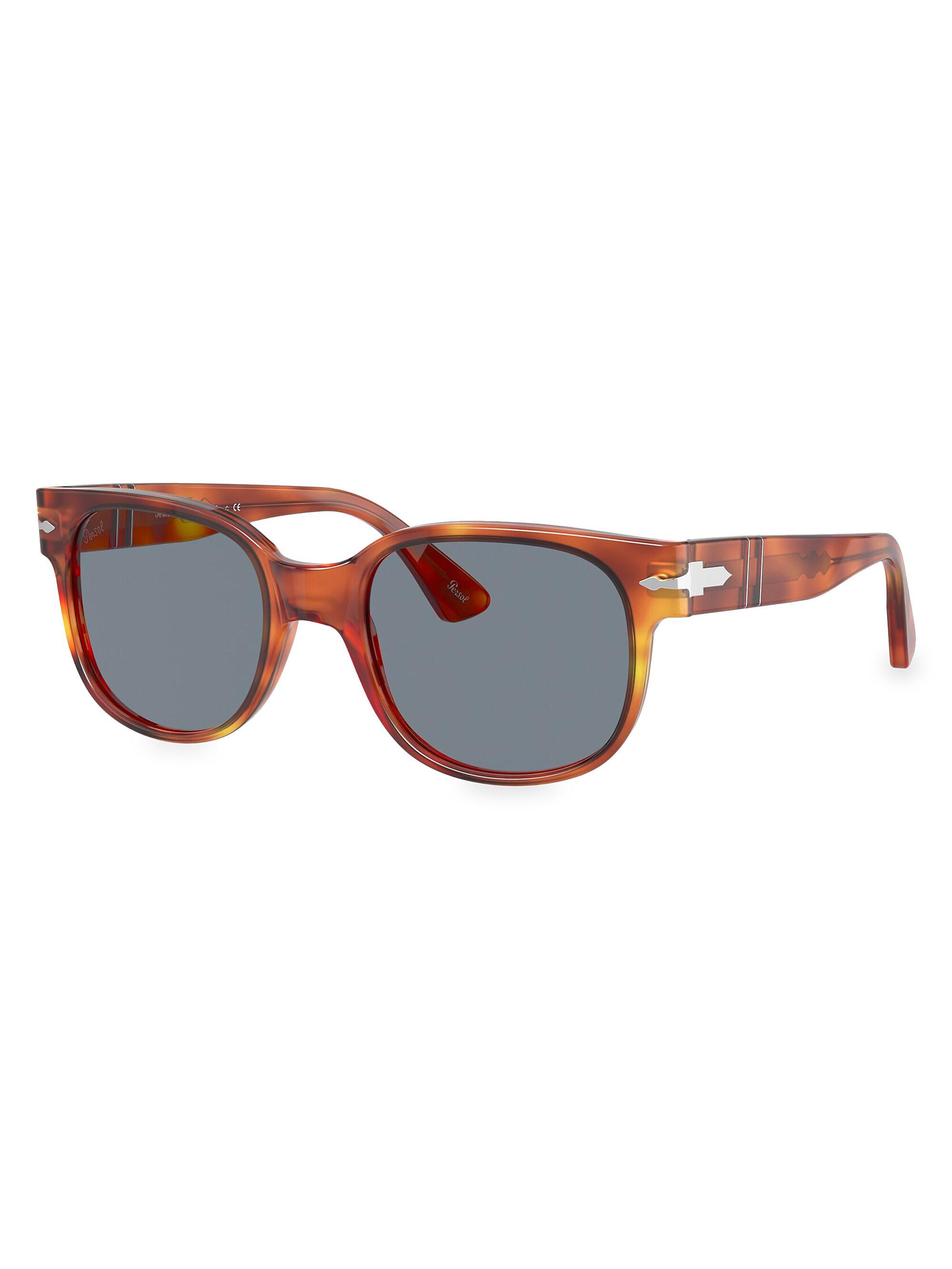 Persol Men's  51MM Square Sunglasses - Brown