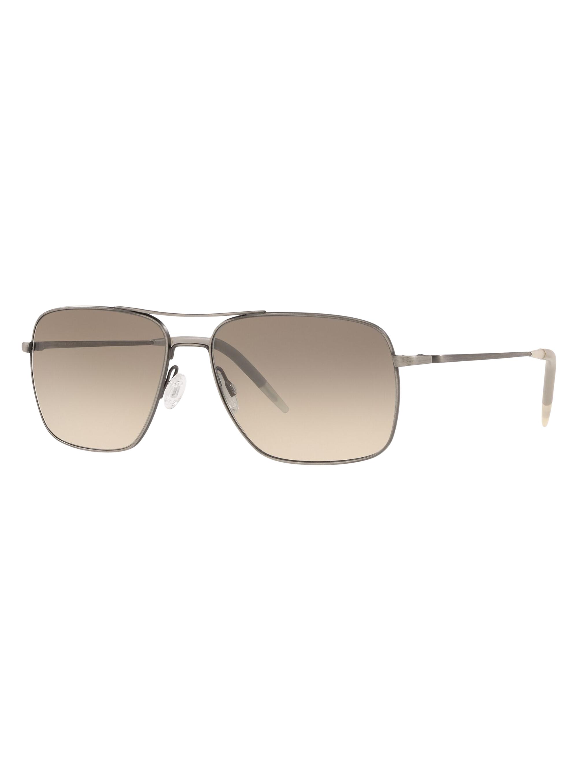 Oliver Peoples Clifton 58MM Aviator Sunglasses | Saks Fifth Avenue