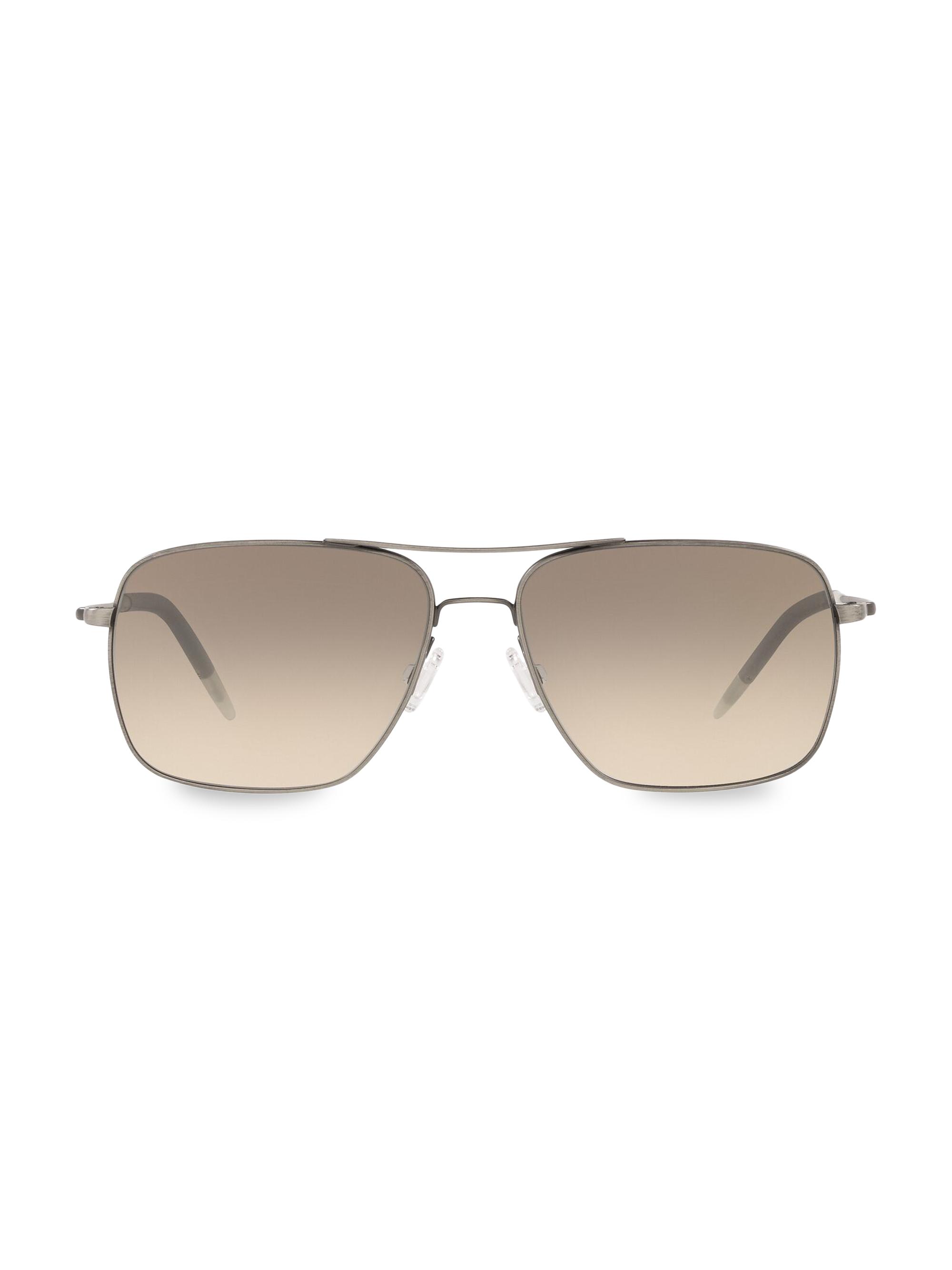 Oliver Peoples Clifton 58MM Aviator Sunglasses | Saks Fifth Avenue