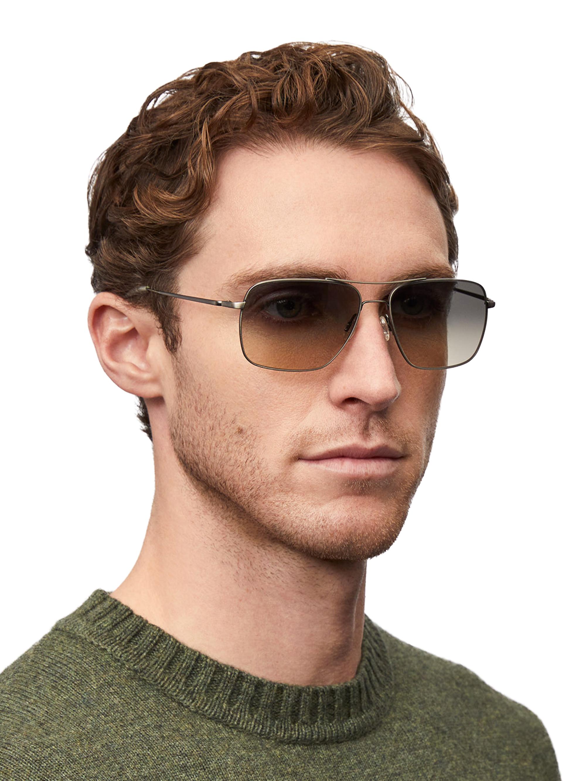 Oliver Peoples Clifton 58MM Aviator Sunglasses | Saks Fifth Avenue