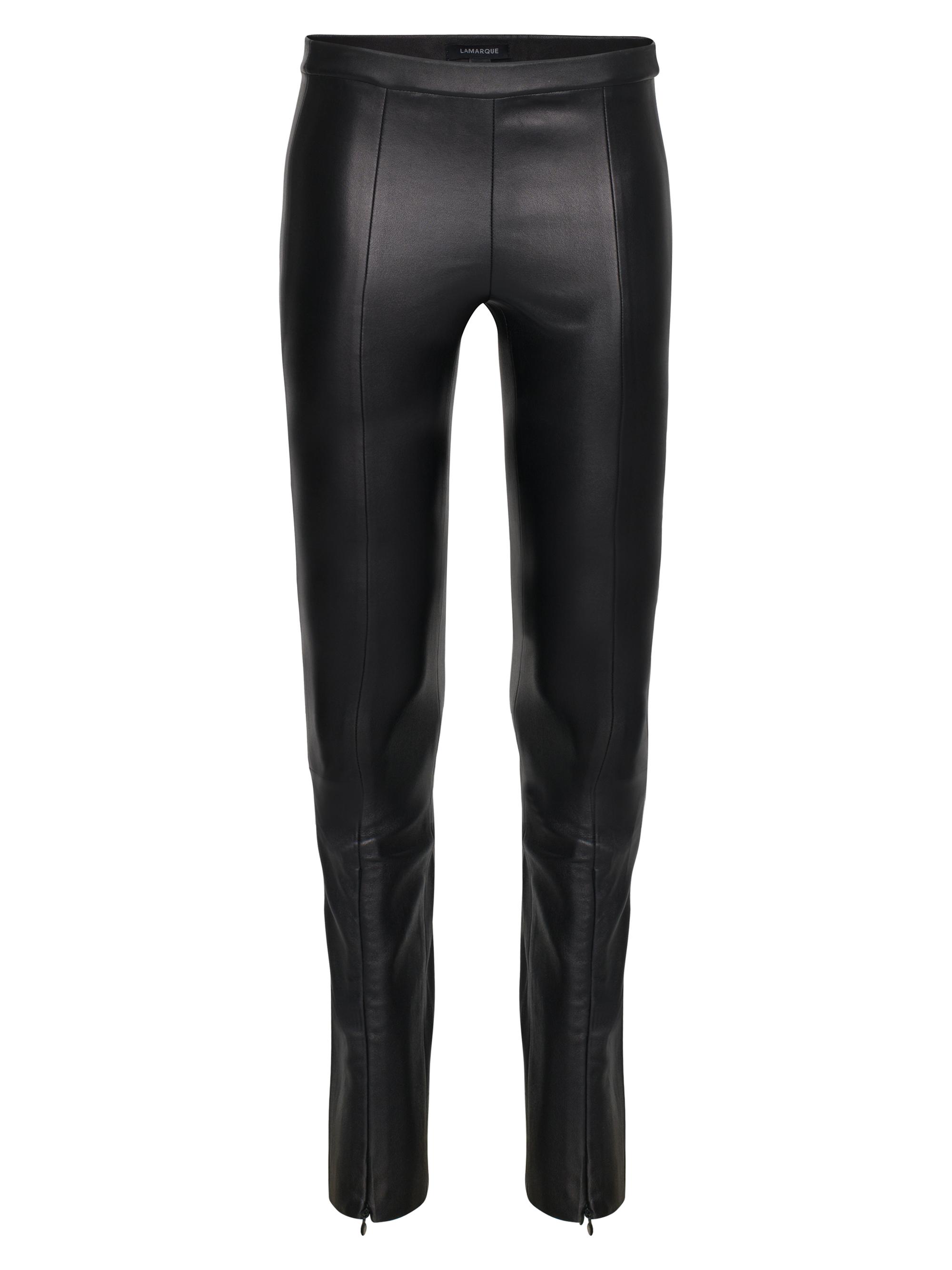 Lamarque Women's Londa Leather Pants - Black