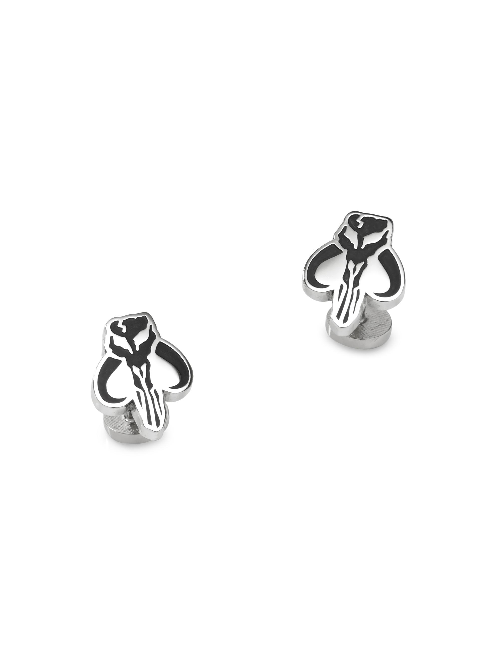 Cufflinks, Inc. Men's Star Wars Mandalorian Cufflinks - Silver