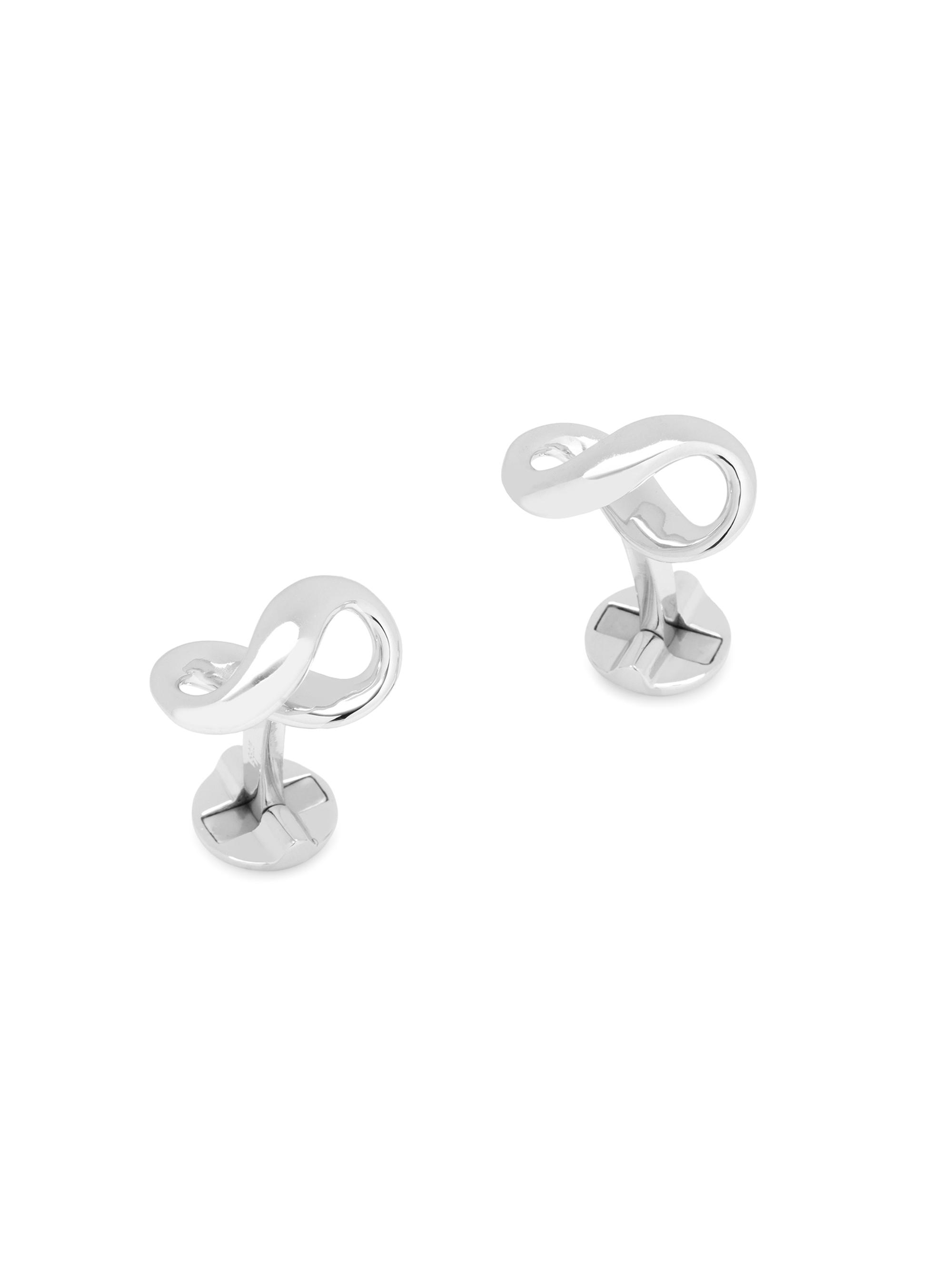 Cufflinks, Inc. Men's Ox & Bull Trading Co. Infinity Cufflinks - Silver