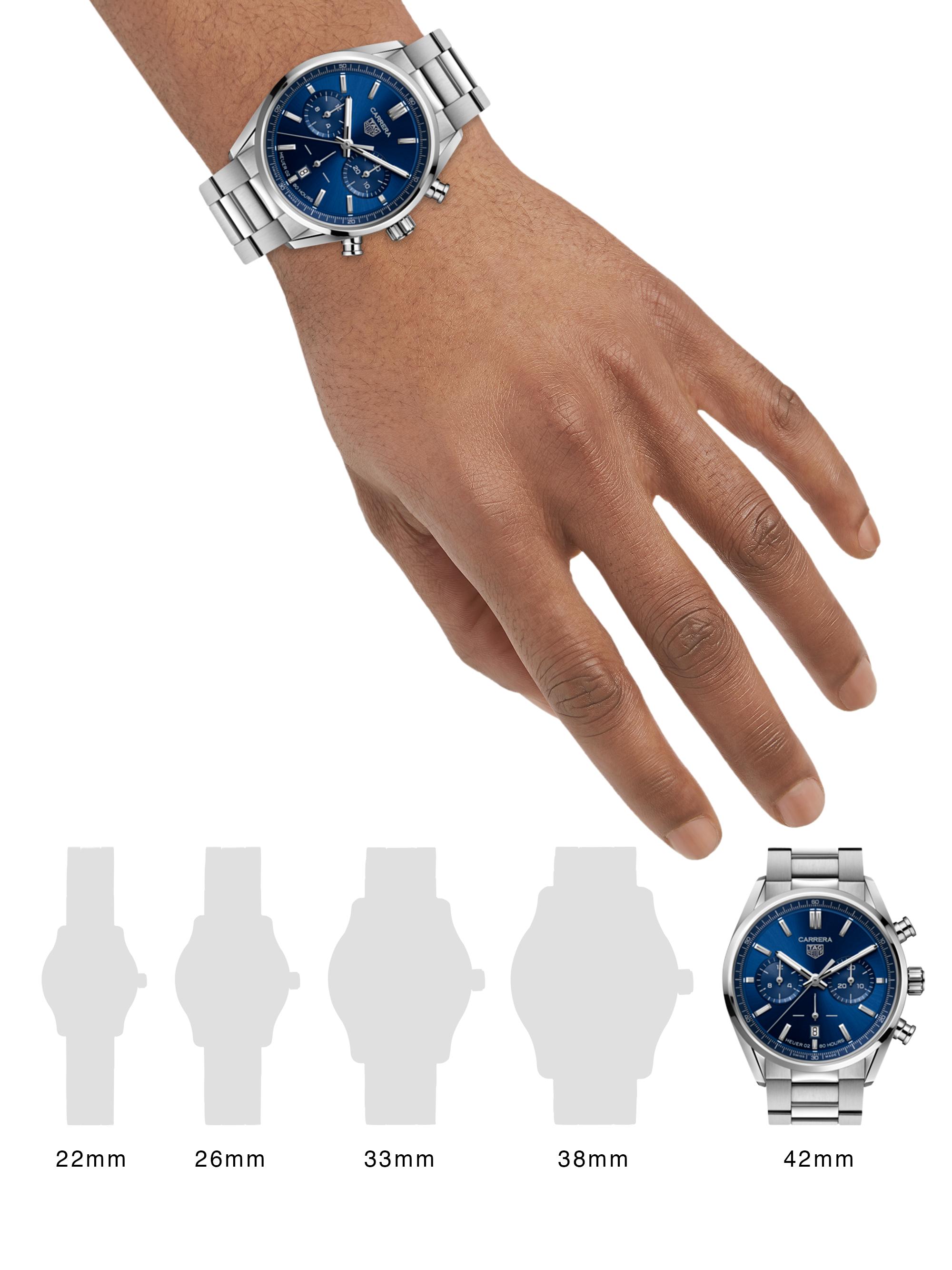 TAG Heuer Men's Carrera Elegance 42MM Stainless Steel Bracelet Automatic Chronograph Watch - Stainless Steel