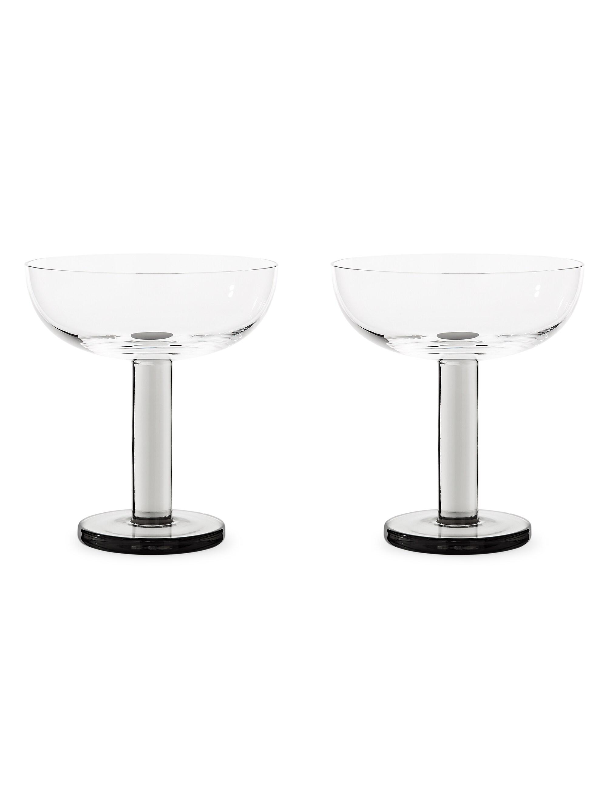 Tom Dixon Puck 2-Piece Coupe Glass Set