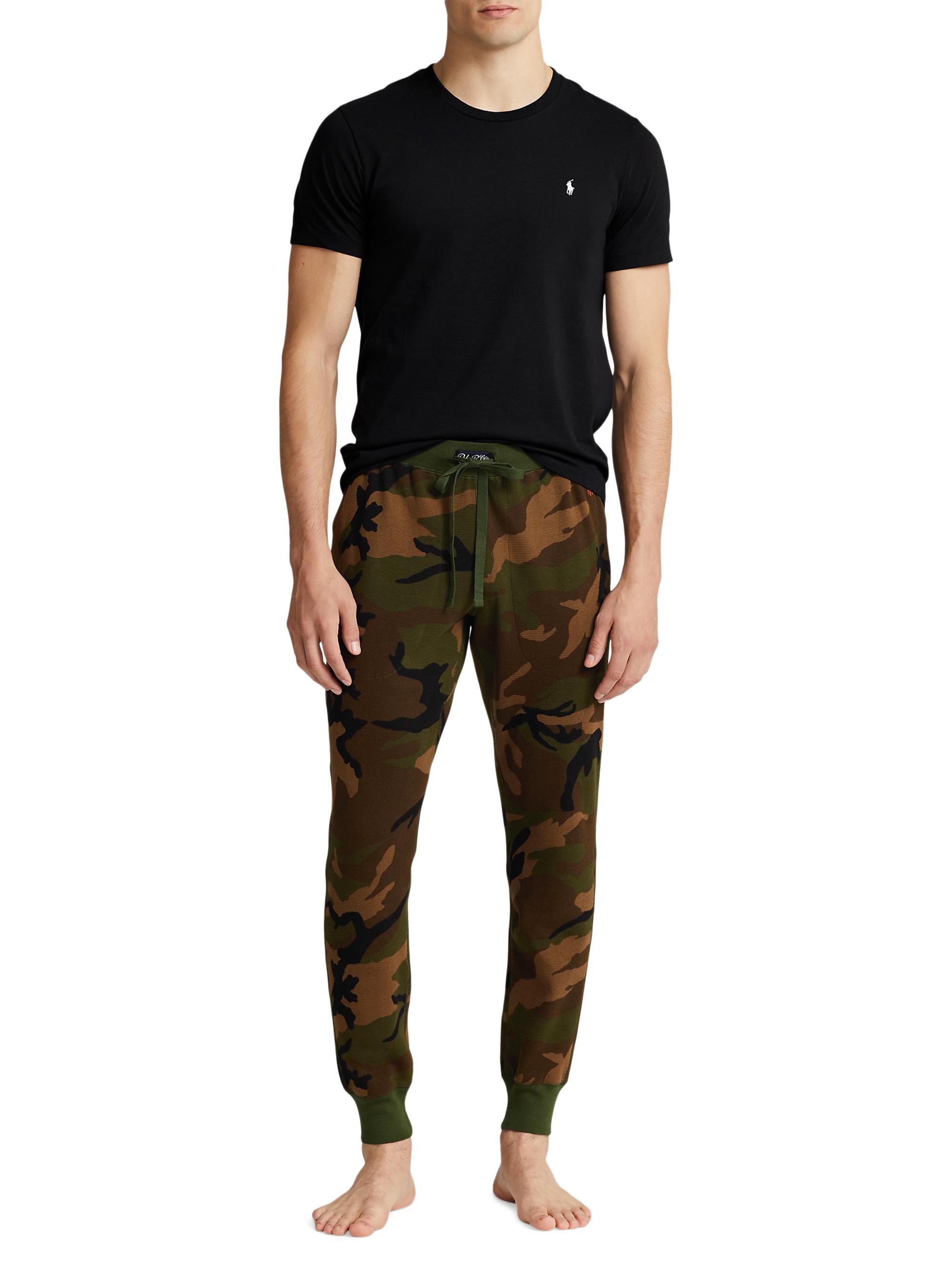 polo camo joggers