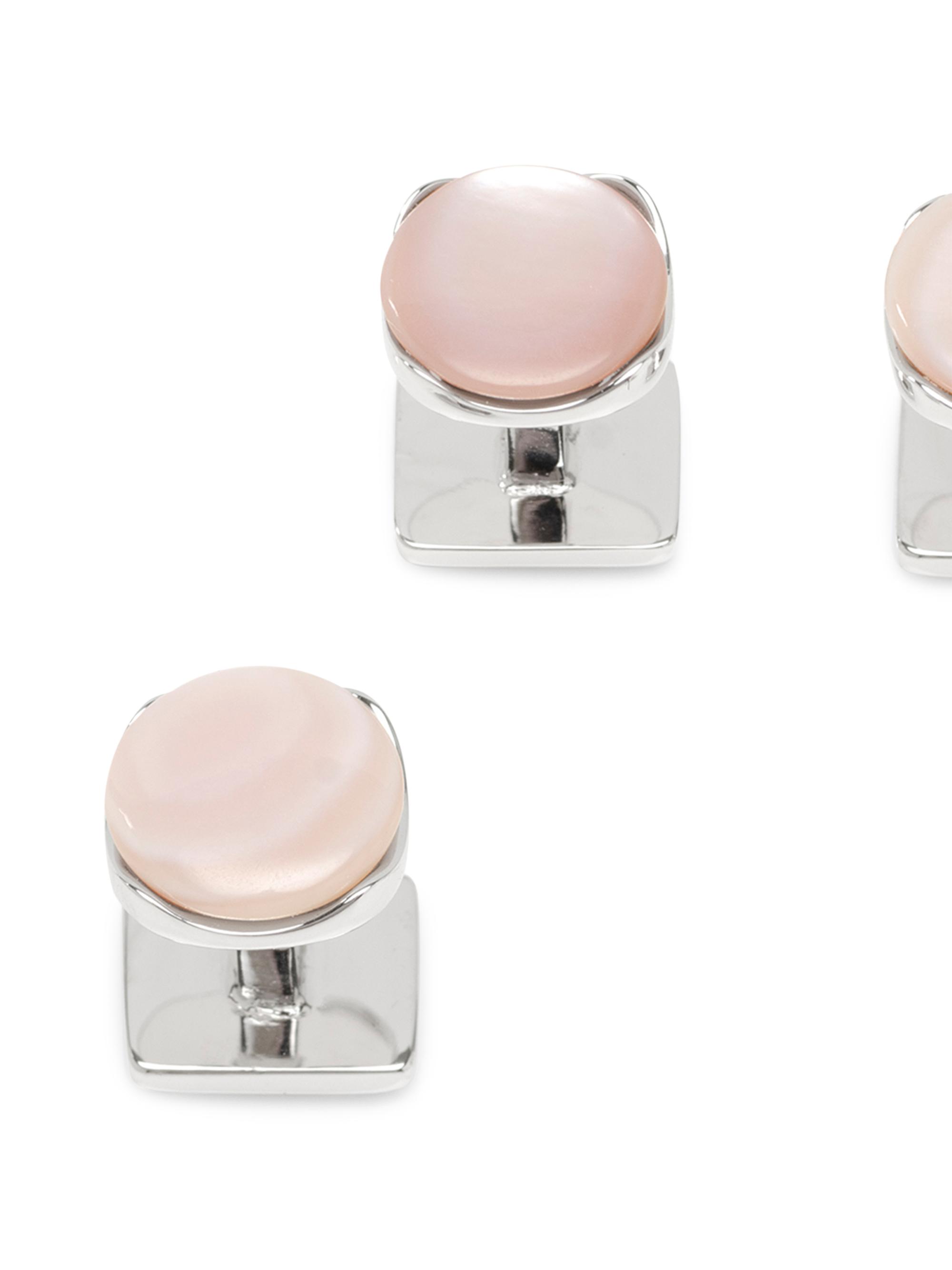 Cufflinks, Inc. Men's Ox & Bull Trading Co. Mother-Of-Pearl Cufflinks - Pink