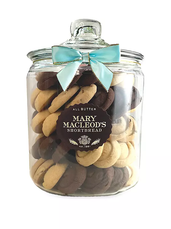 83-Piece Assorted All-Butter Shortbread Cookies in Signature Glass Jar