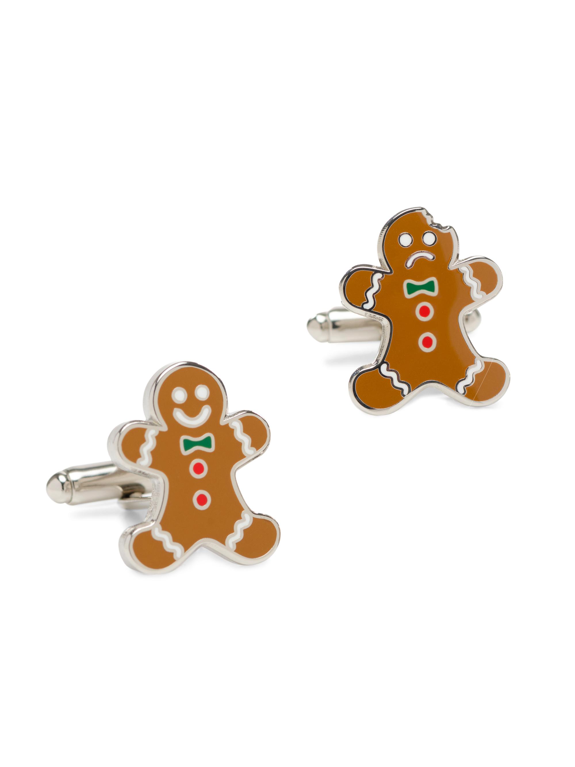 Cufflinks, Inc. Men's Gingerbread Cufflinks - Brown