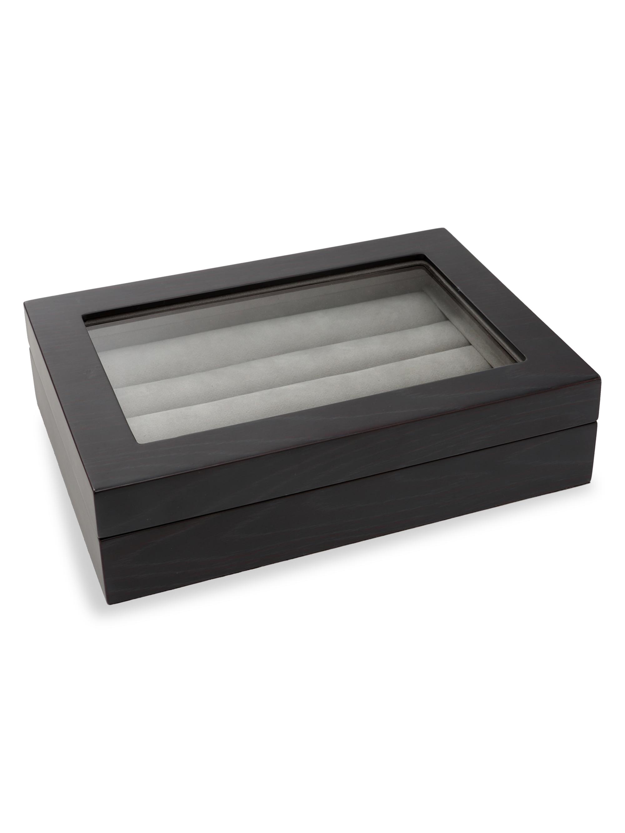 Cufflinks, Inc. Men's 36 Pair Cufflinks Collector's Case - Black