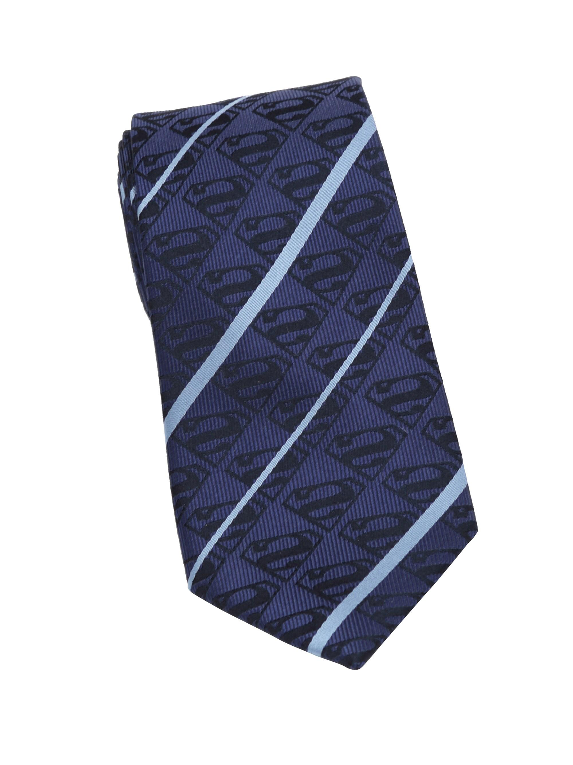 Cufflinks, Inc. Men's Superman Stripe Silk Tie - Blue