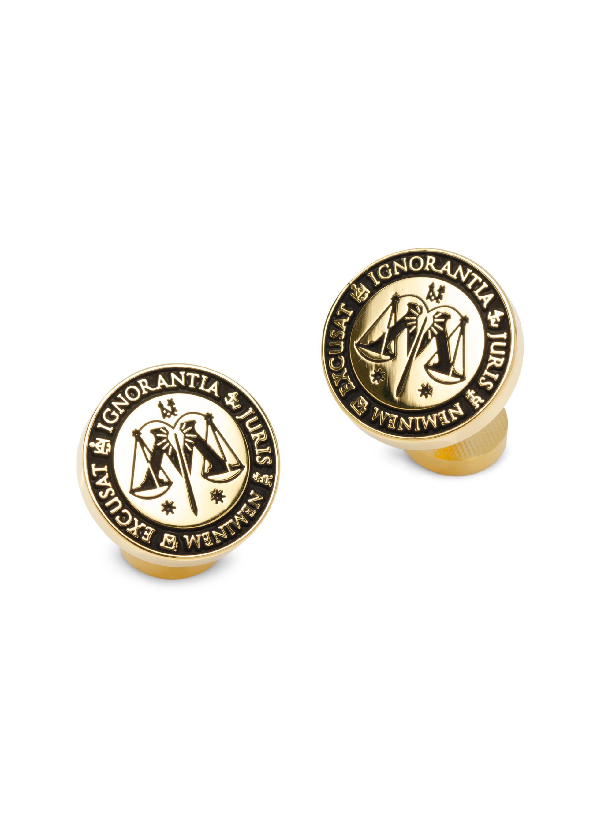 Cufflinks, Inc. Men's Harry Potter Ministry Of Magic Wizengamot Cufflinks - Gold
