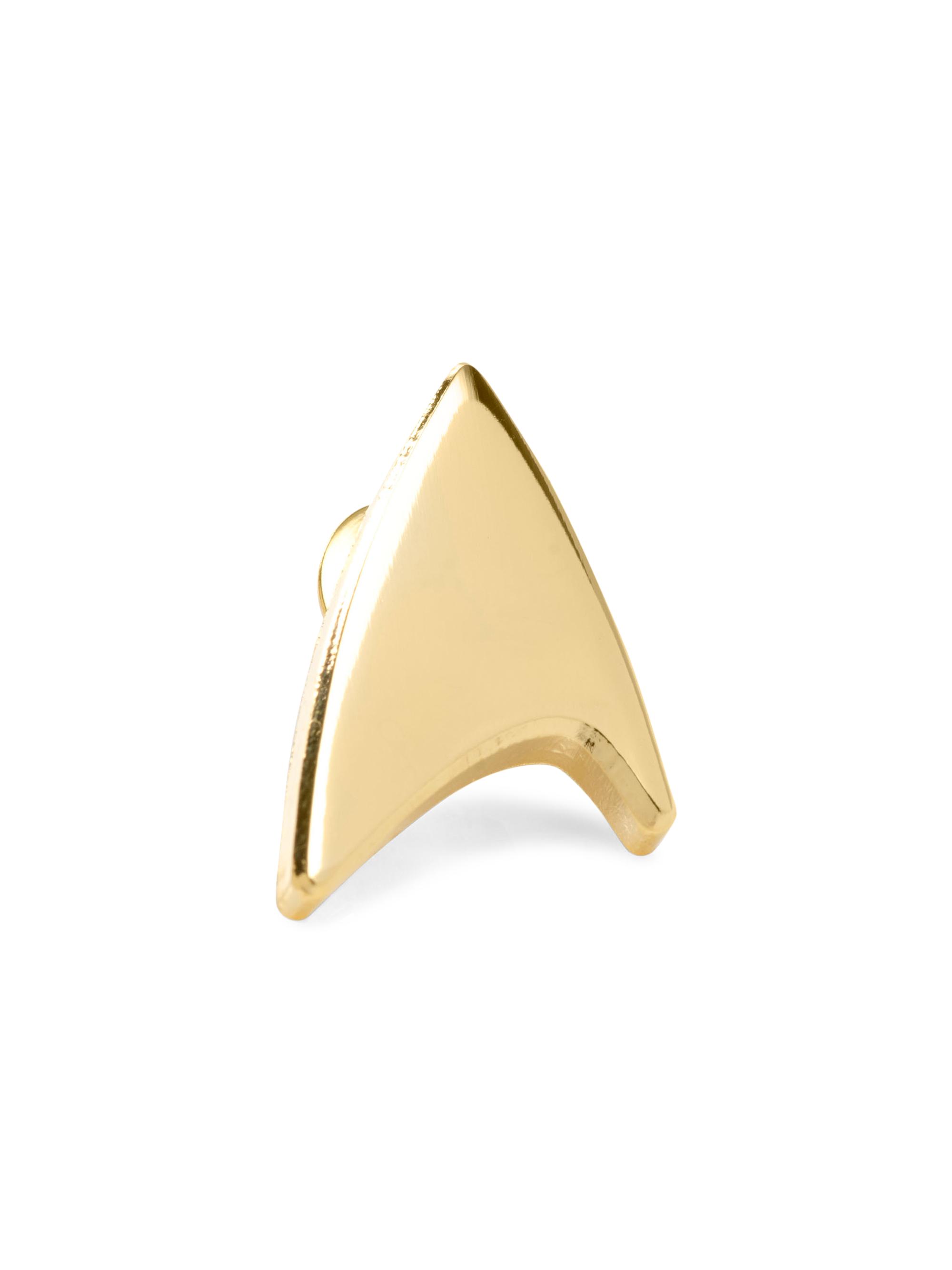 Cufflinks, Inc. Men's Star Trek Delta Shield Lapel Pin - Gold