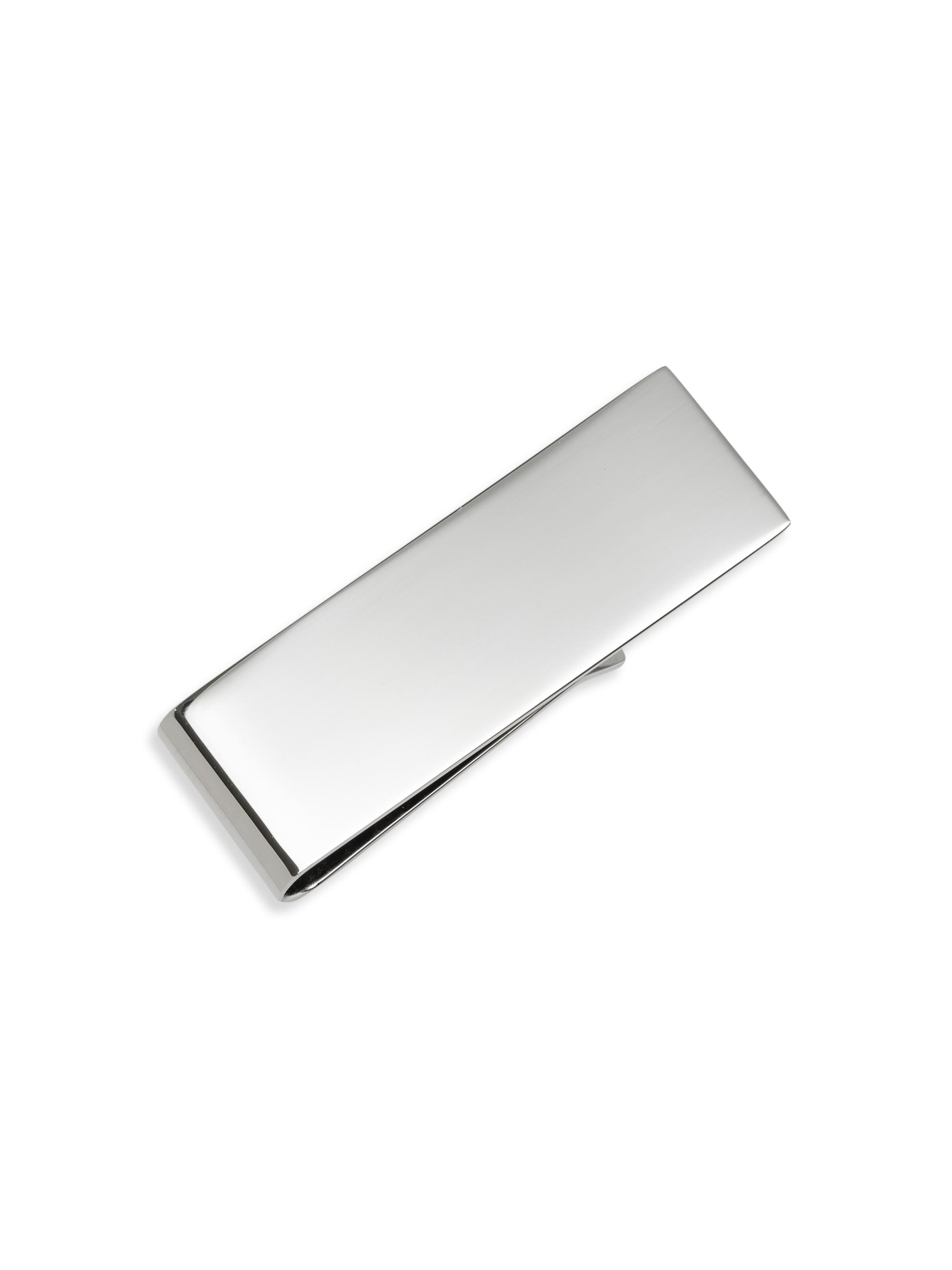 Cufflinks, Inc. Men's Stainless Steel Money Clip - Silver
