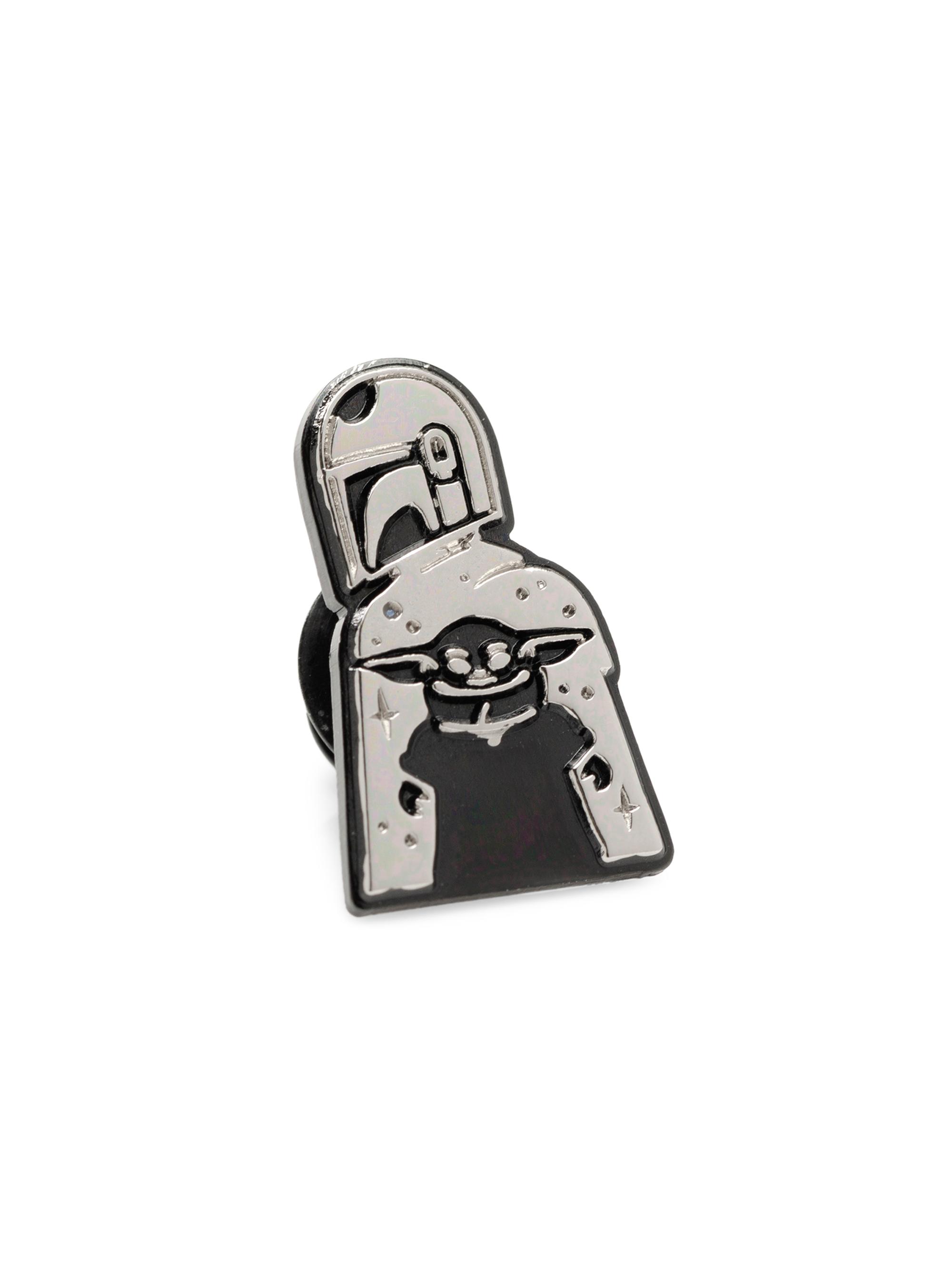 Cufflinks, Inc. Men's Star Wars Mandalorian The Child Lapel Pin - Gunmetal