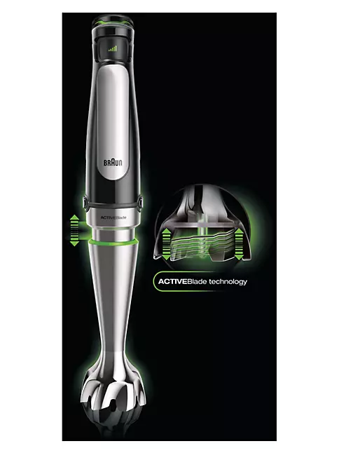 Shop Braun Multiquick 7 Smart-Speed Hand Blender With 500 Watts Of Power,  Whisk, And 1.5-Cup Chopper