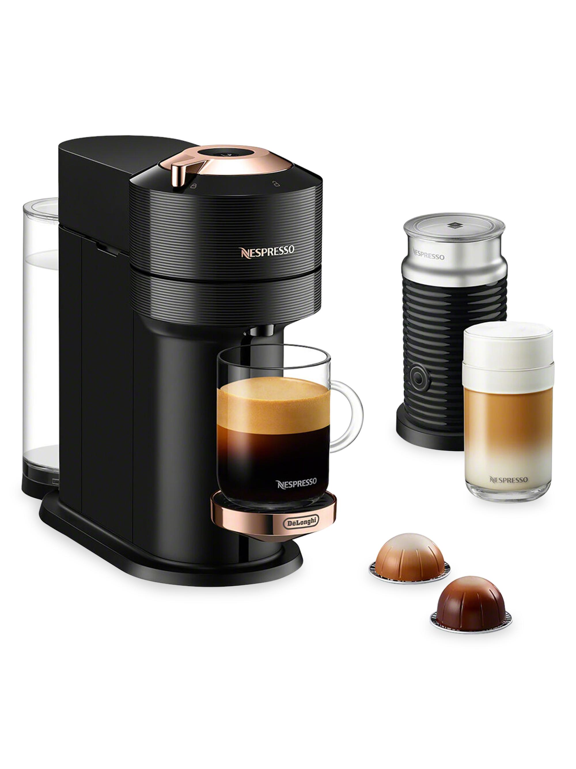 【新品、未使用】Nespresso Barista ブラック Nespresso by De'Longhi Vertuo Next Premium Coffee & Espresso Maker