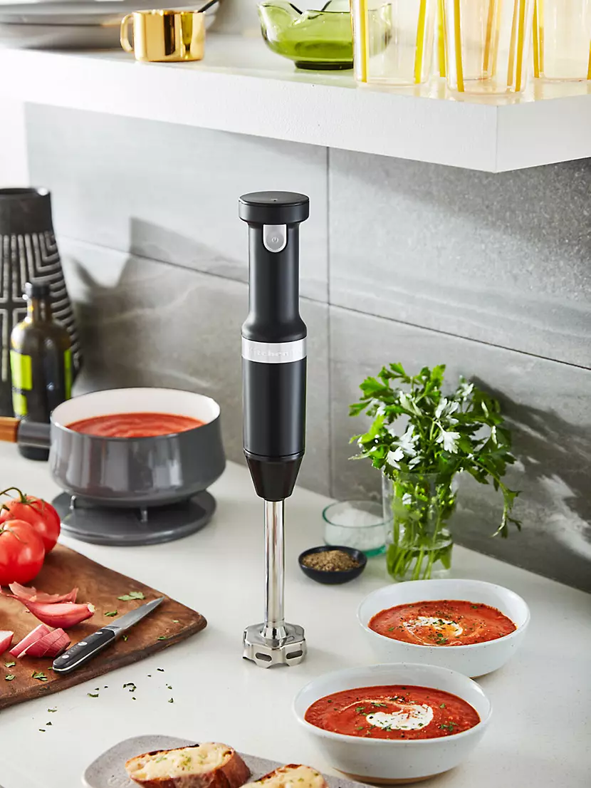 Shop KitchenAid Cordless Variable-Speed Immersion Blender With Whisk &  Blending Jar