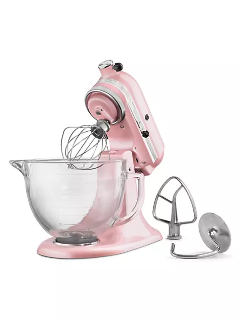 KitchenAid 5-qt Artisan Tilt-Head Stand Mixer w/ Glass Bowl ,Feather Pink