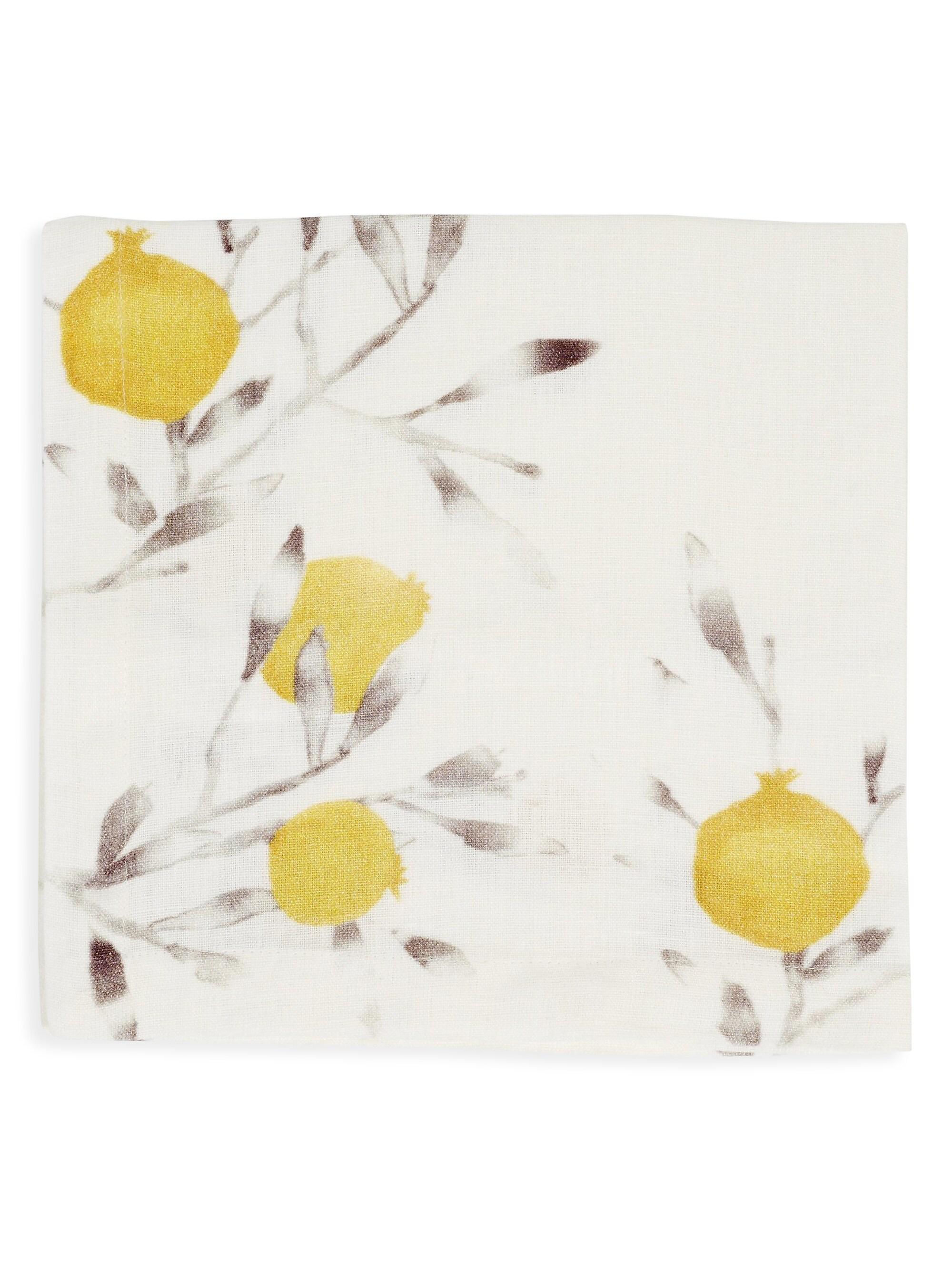 Michael Aram Pomegranate 4-Piece Linen Dinner Napkin Set