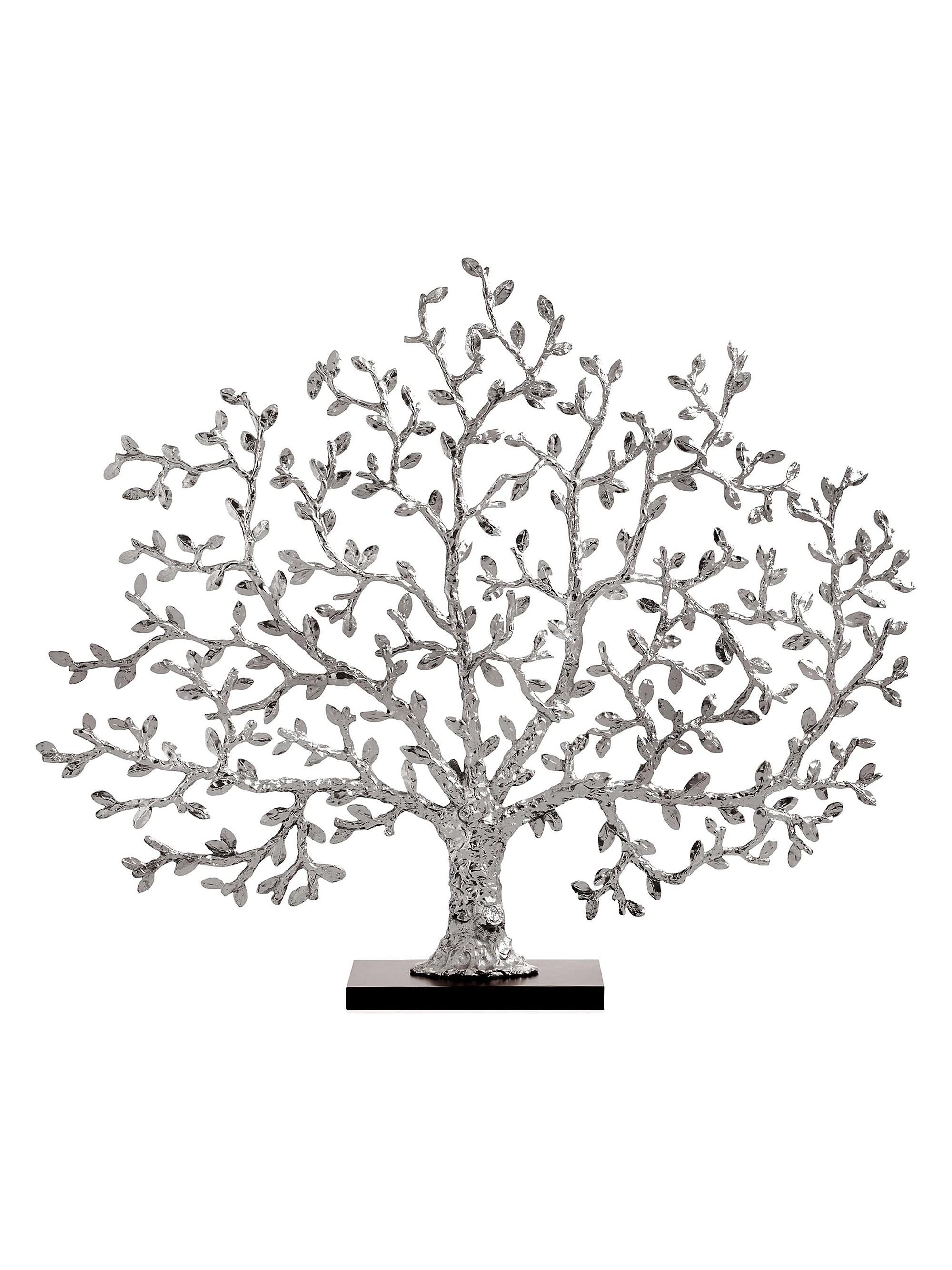 Michael Aram Tree Of Life Silvertone Decorative Fireplace Screen