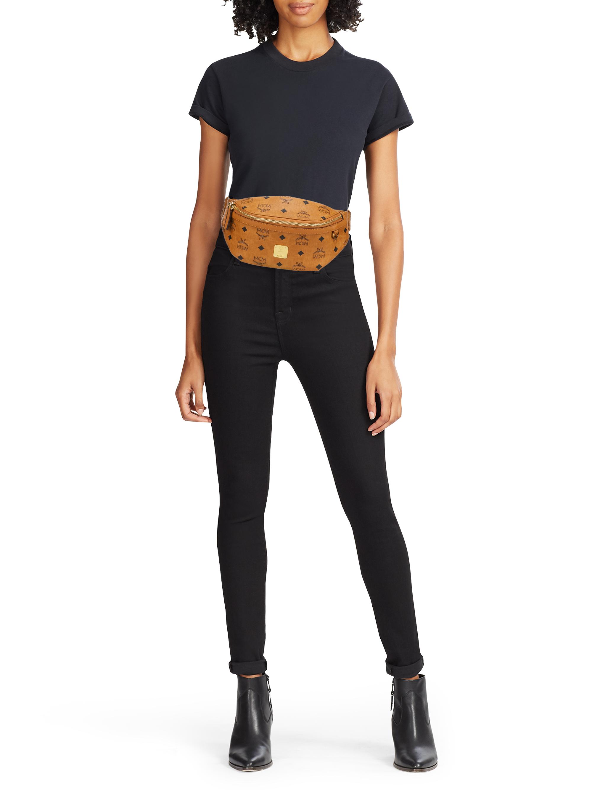 Authentic mcm essential belt bag in vestios MCM Fursten Visetos Small Belt Bag | Neiman Marcus main image 4