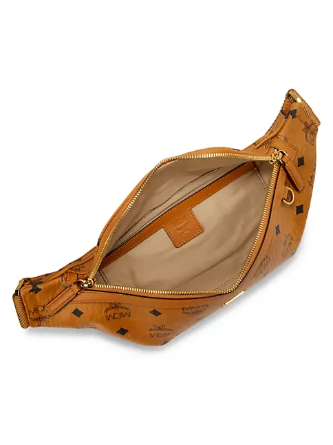 Mini Fursten Belt Bag in Visetos Cognac