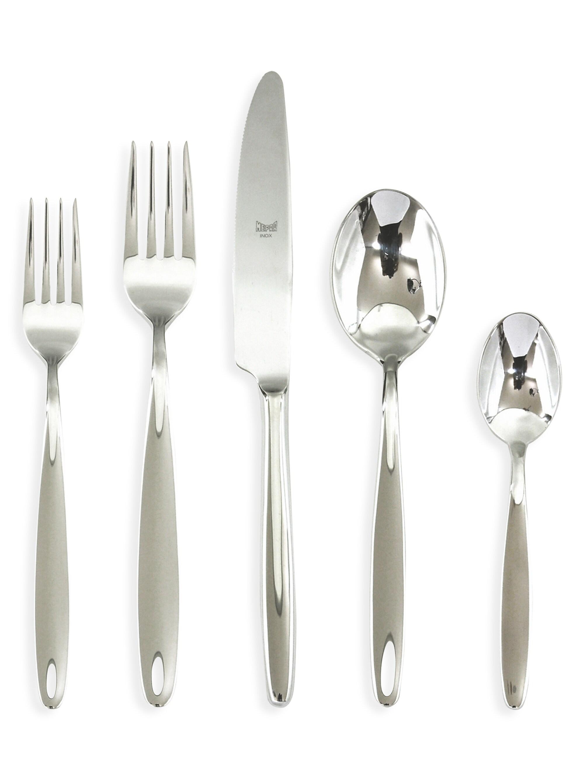 Mepra Acqua 20-Piece Stainless Steel Flatware Set