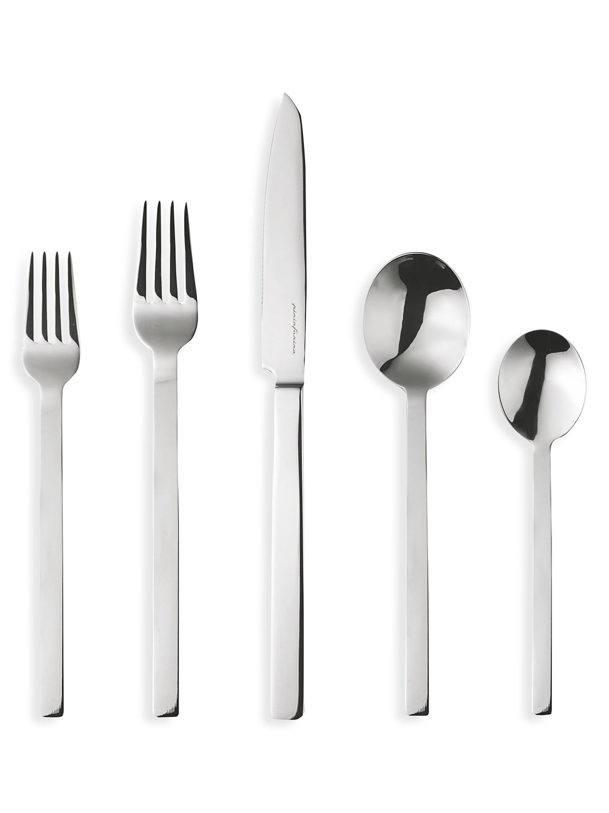 Mepra Stile 5-Piece Flatware Set With Steak Knife