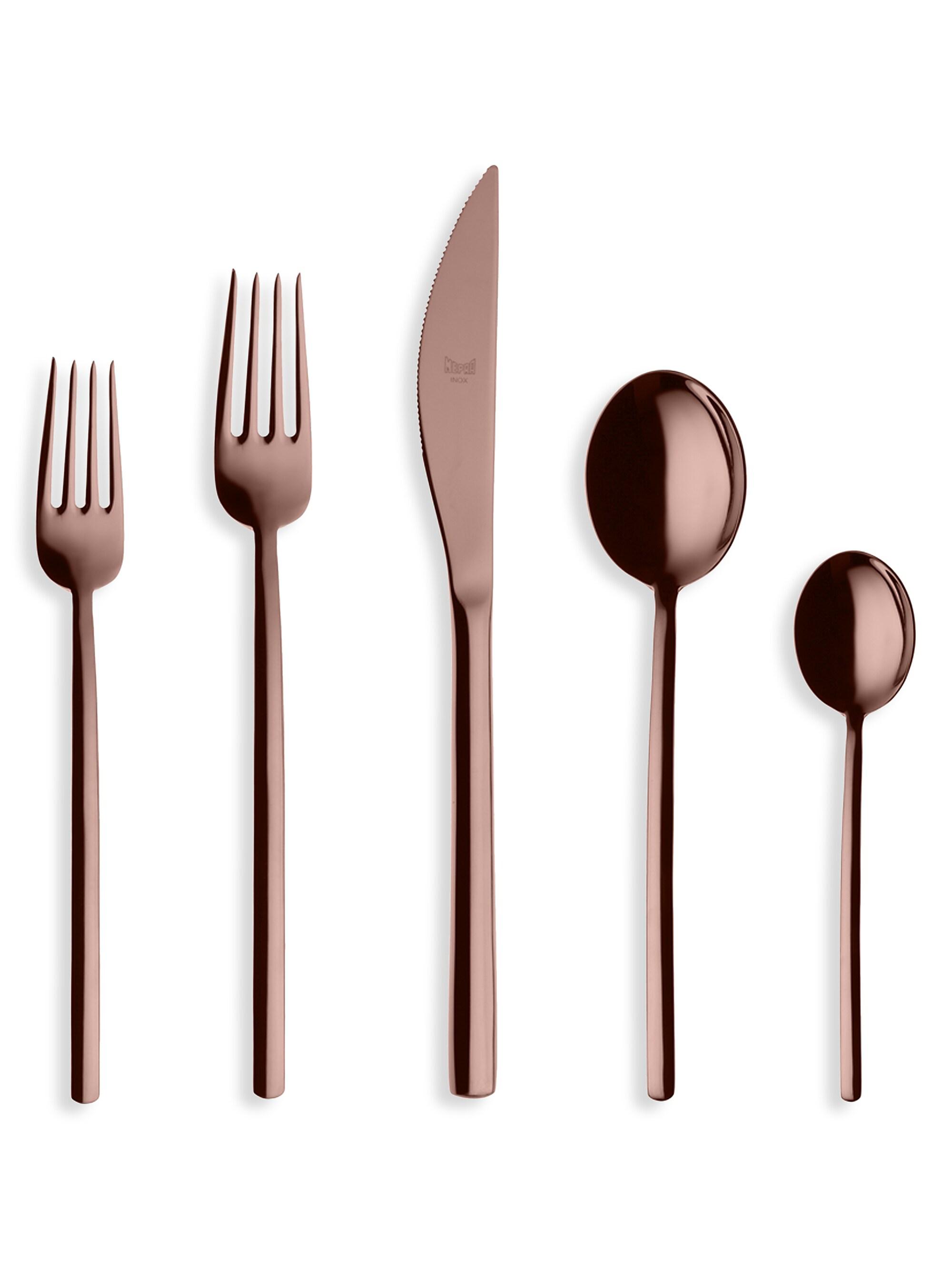 Mepra Due 5-Piece Stainless Steel Flatware Set