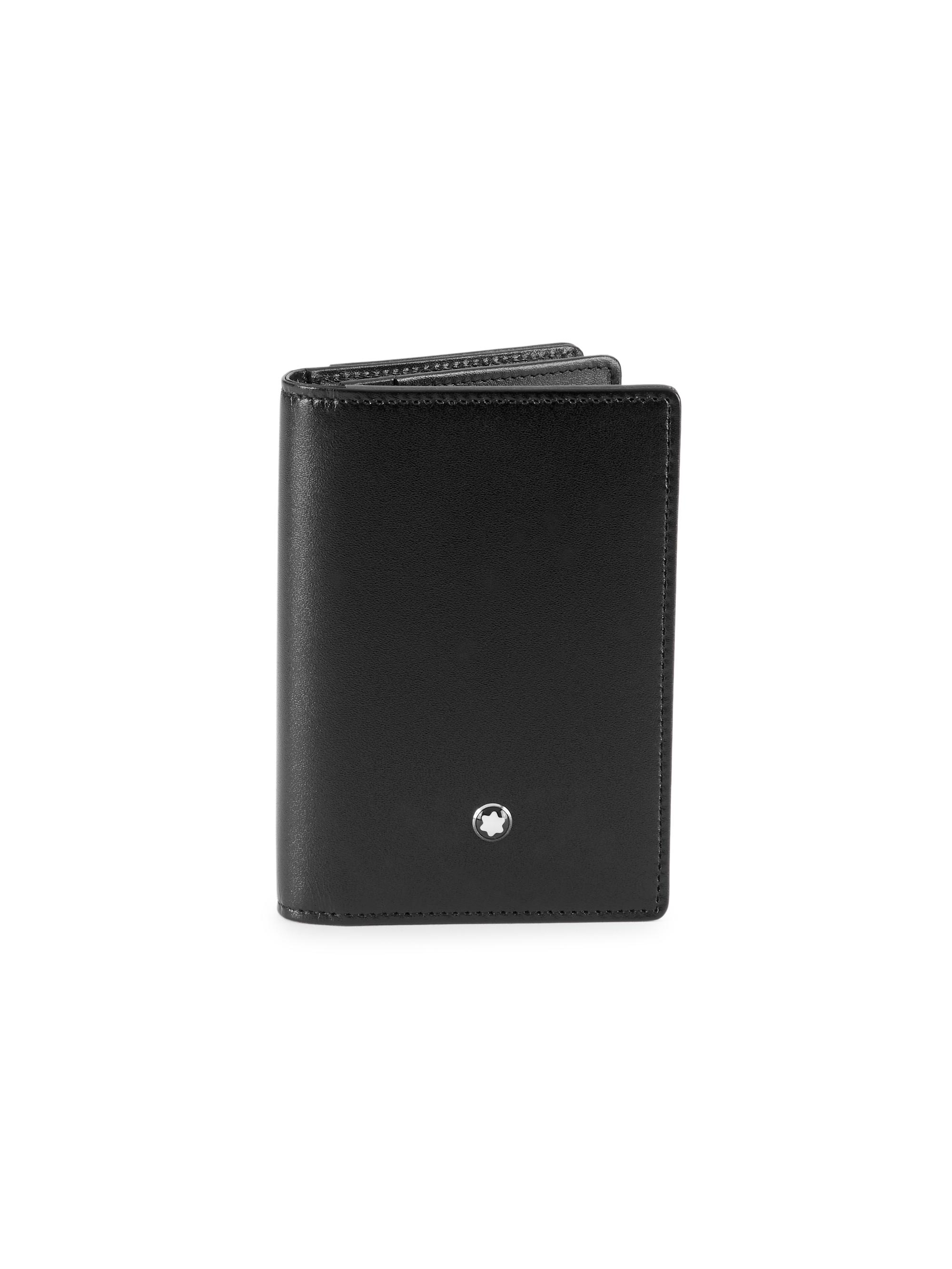 Montblanc Men's Meisterstück Card Case - Black