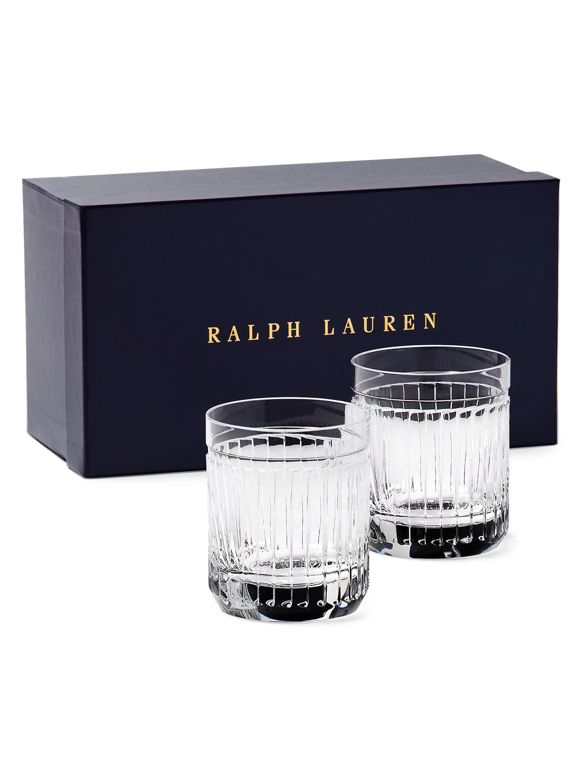 Ralph Lauren Stirling 2-Piece Double Old-Fashioned Glass Set
