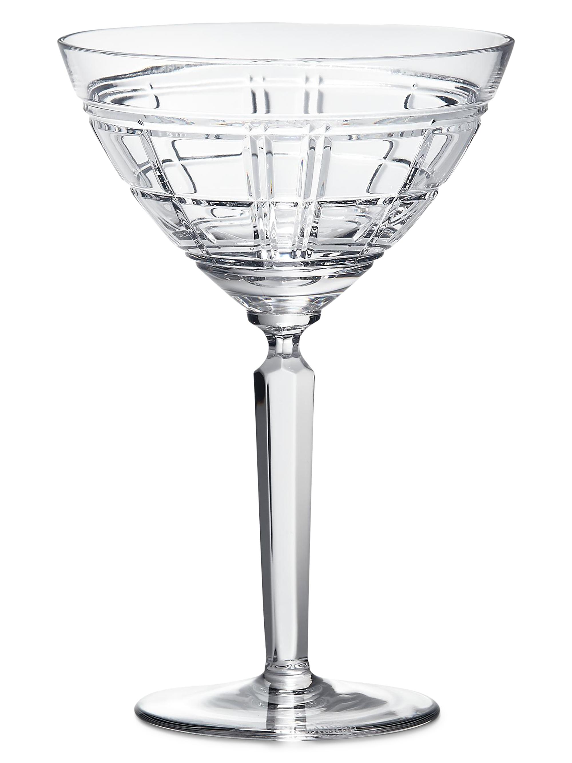 Ralph Lauren Hudson Plaid Martini Glass