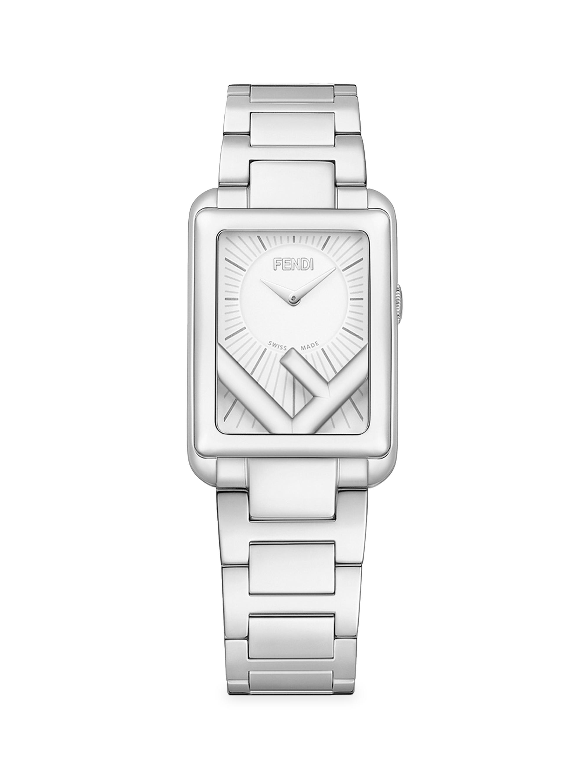 Fendi Timepieces Men's Run Away Stainless Steel Bracelet Watch - Stainless